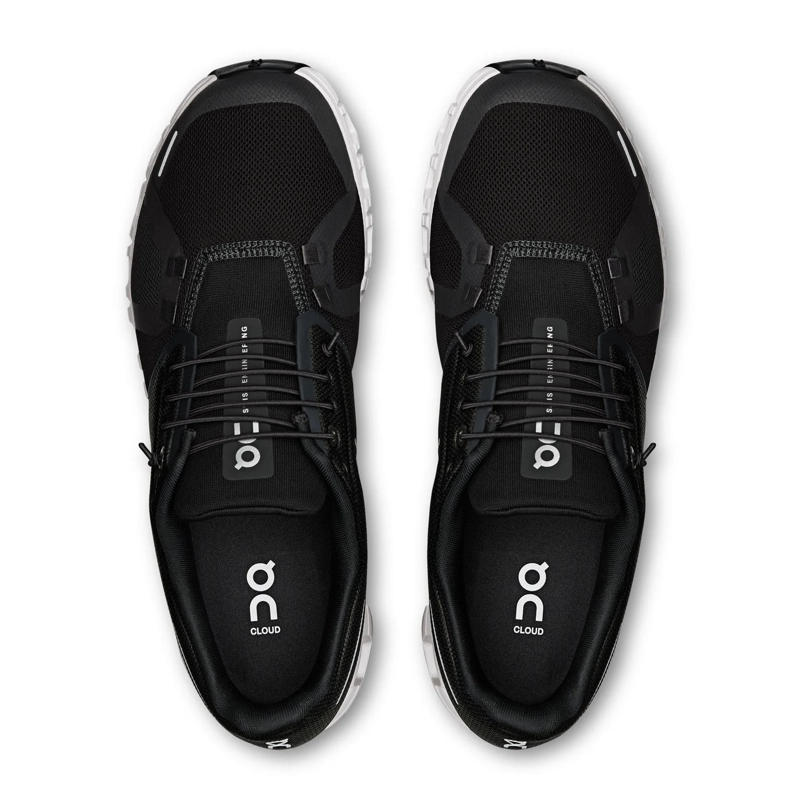 On Running Cloud 6 Running Shoe (Men) - Black/White - Image 5