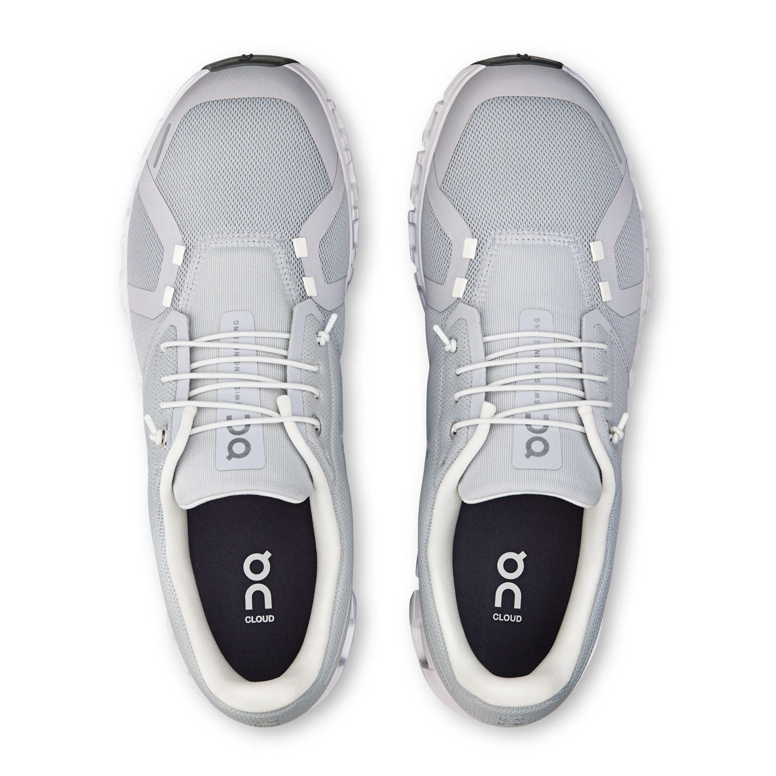 On Running Cloud 6 Running Shoe (Men) - Glacier/White - Image 5