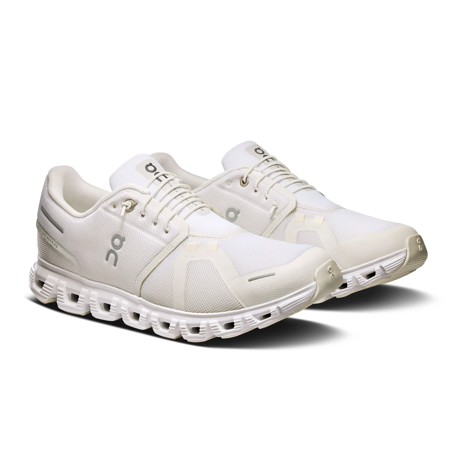 On Running Cloud 6 Running Shoe (Men) - White/White - Image 3
