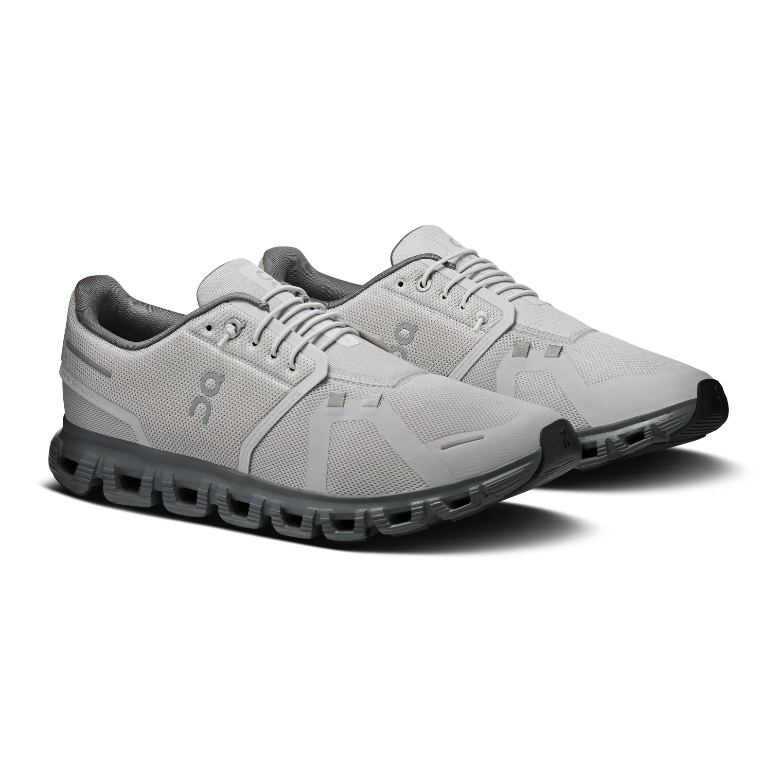 On Running Cloud 6 Running Shoe (Men) - Wolf/Rock - Image 3
