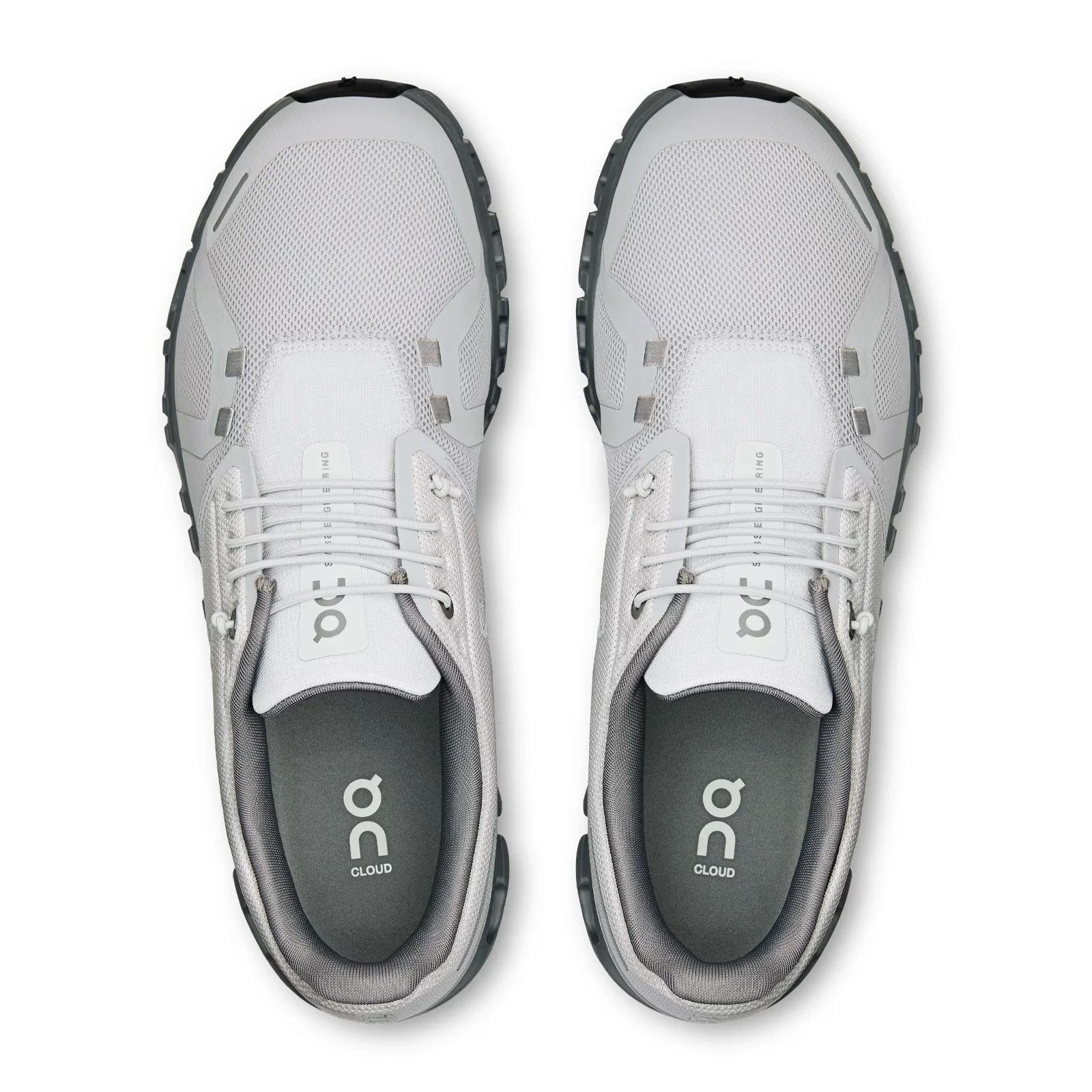 On Running Cloud 6 Running Shoe (Men) - Wolf/Rock - Image 5