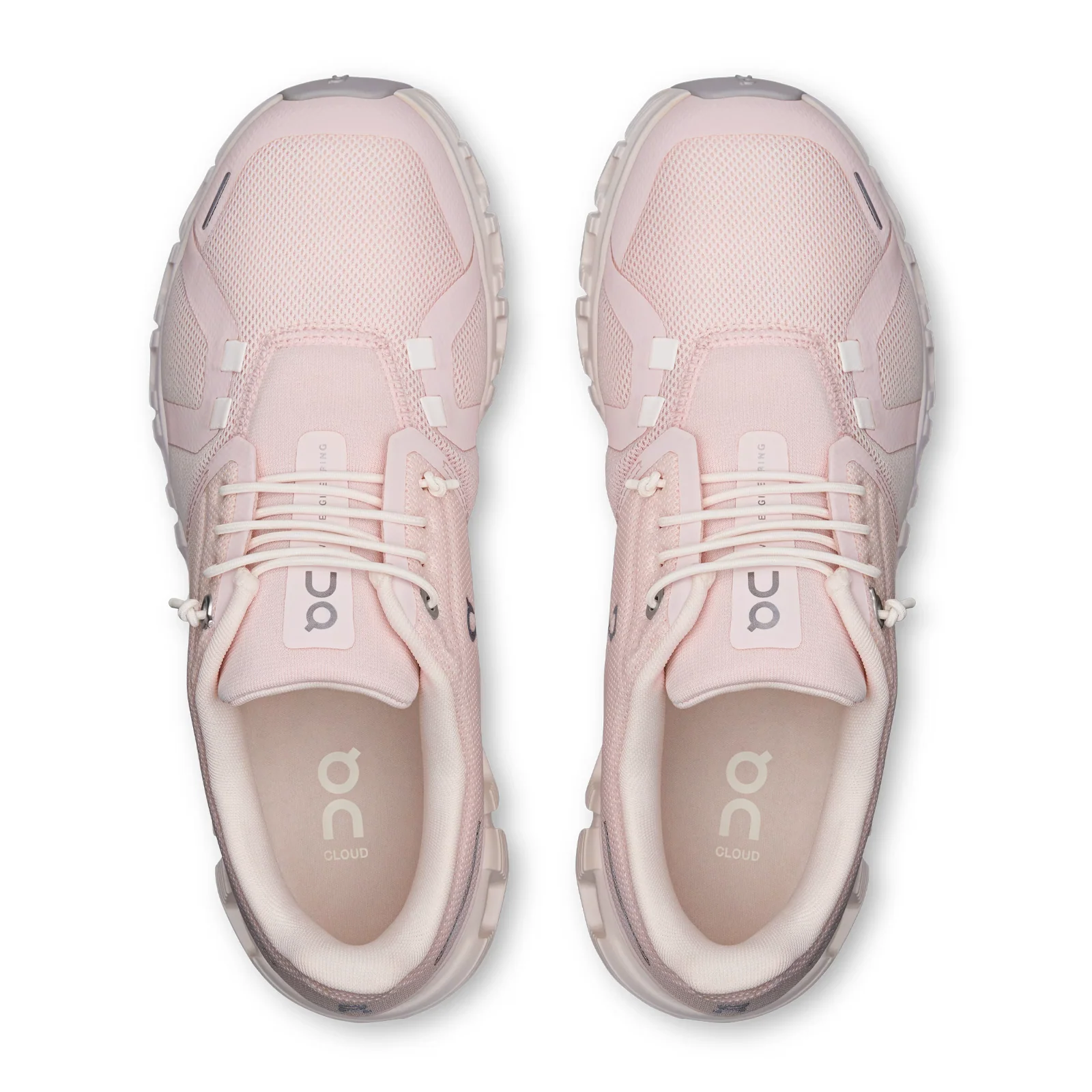 On Running Cloud 6 Running Shoe (Women) - Salt/Gardenia - Image 5