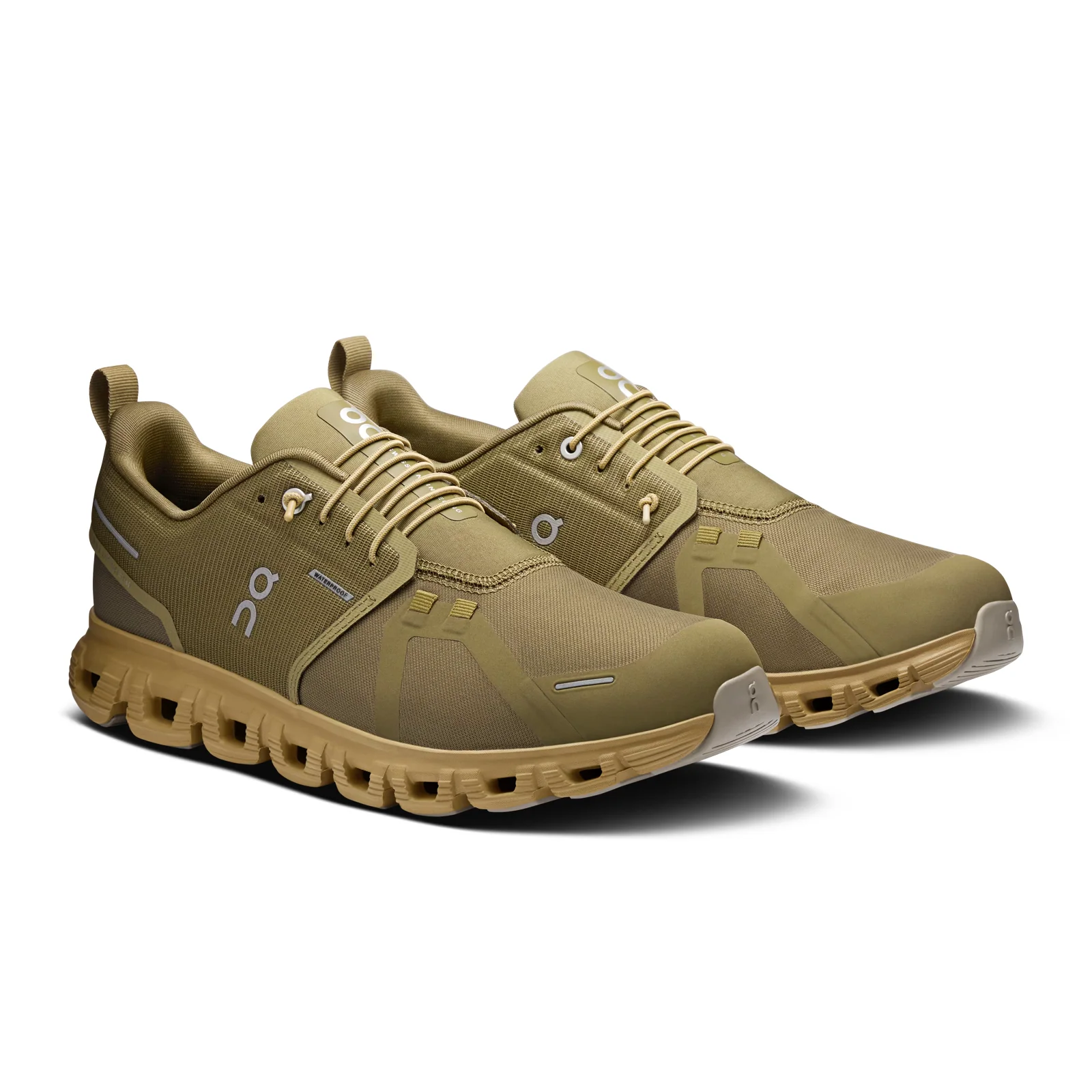 On Running Cloud 6 Waterproof Running Shoe (Men) - Olive/Safari - Image 3