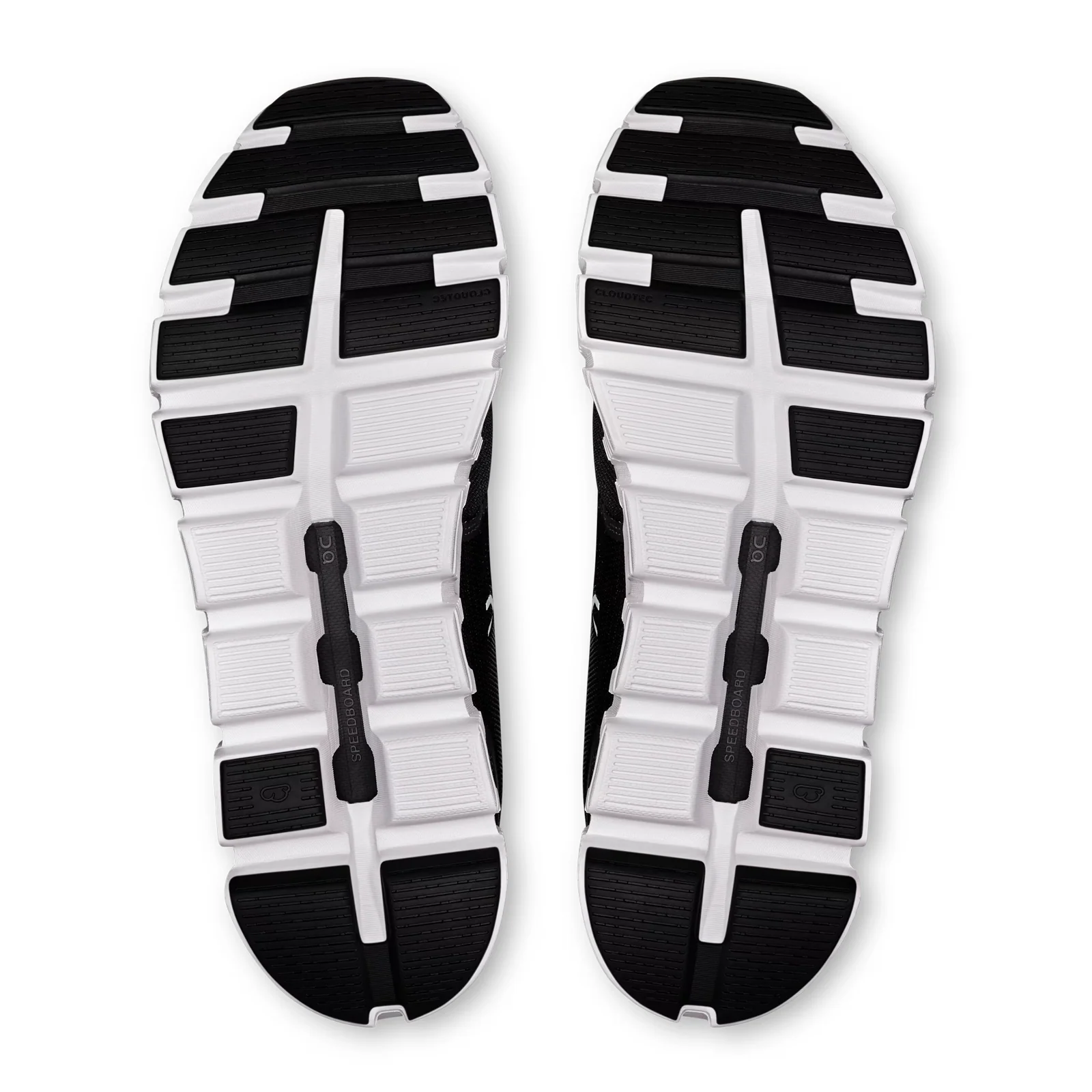 On Running Cloud 6 Wide Running Shoe (Men) - Black/White - Image 6