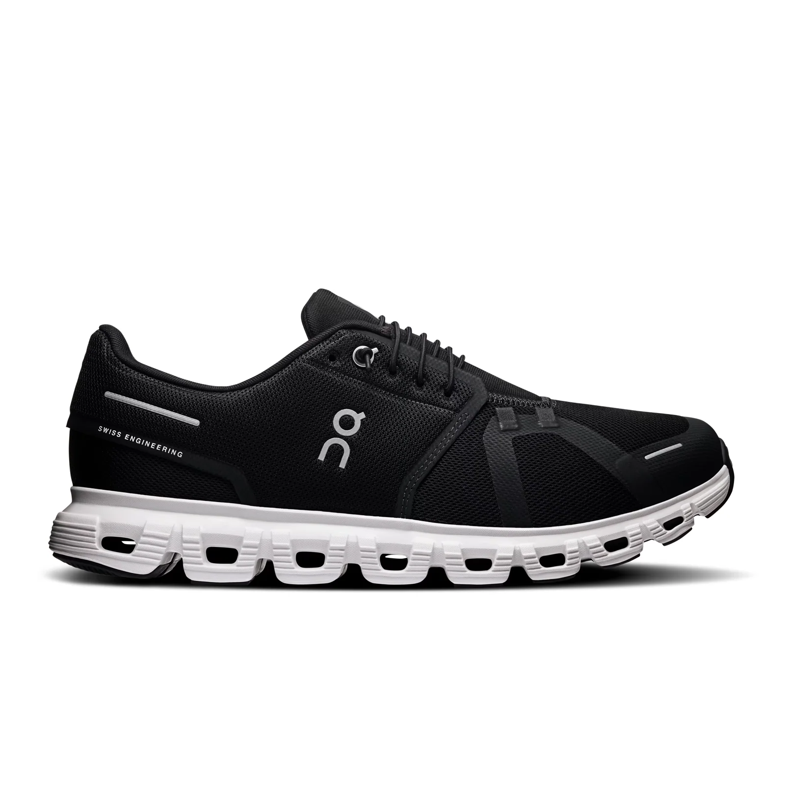 On Running Cloud 6 Wide Running Shoe (Women) - Black/White