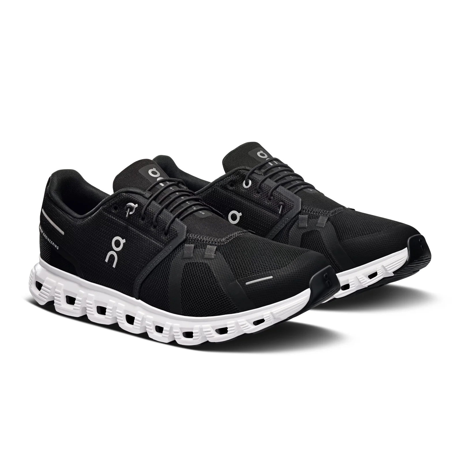 On Running Cloud 6 Wide Running Shoe (Women) - Black/White - Image 3