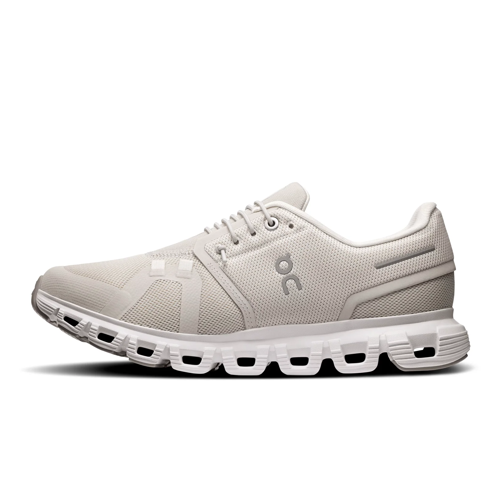 On Running Cloud 6 Wide Running Shoe (Women) - Pearl/White - Image 2