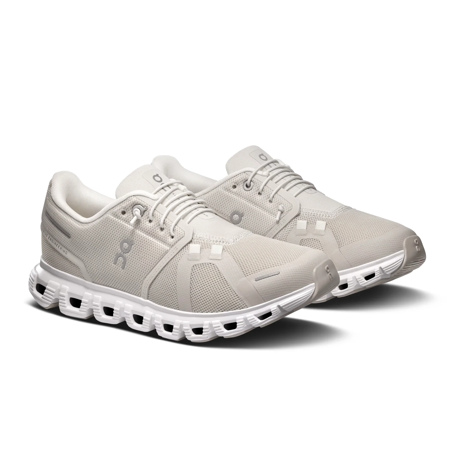 On Running Cloud 6 Wide Running Shoe (Women) - Pearl/White - Image 3
