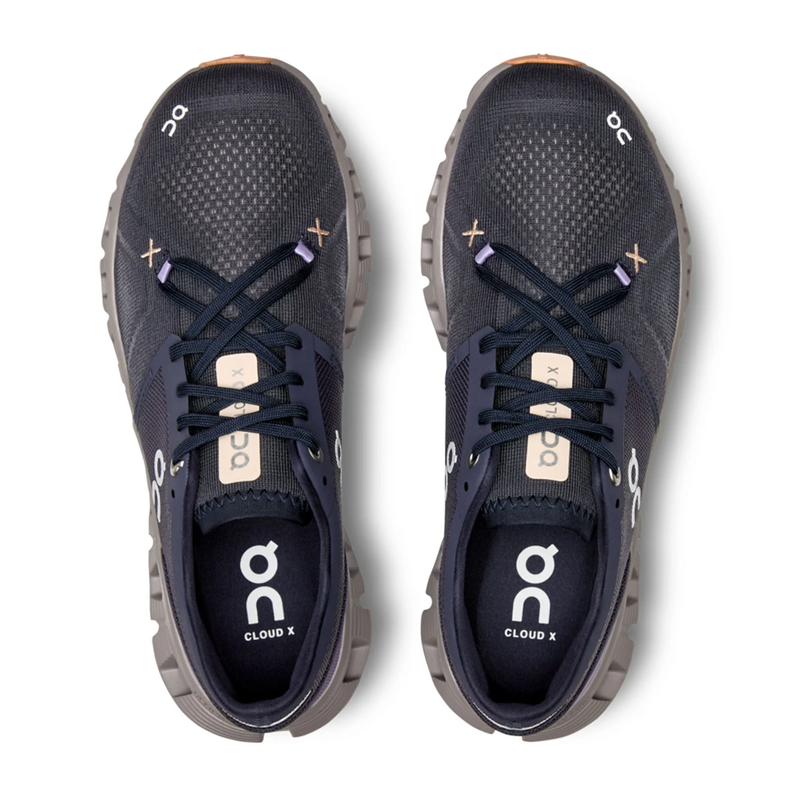 On Running Cloud X 3 Running Shoe (Women) - Iron/Fade - Image 3
