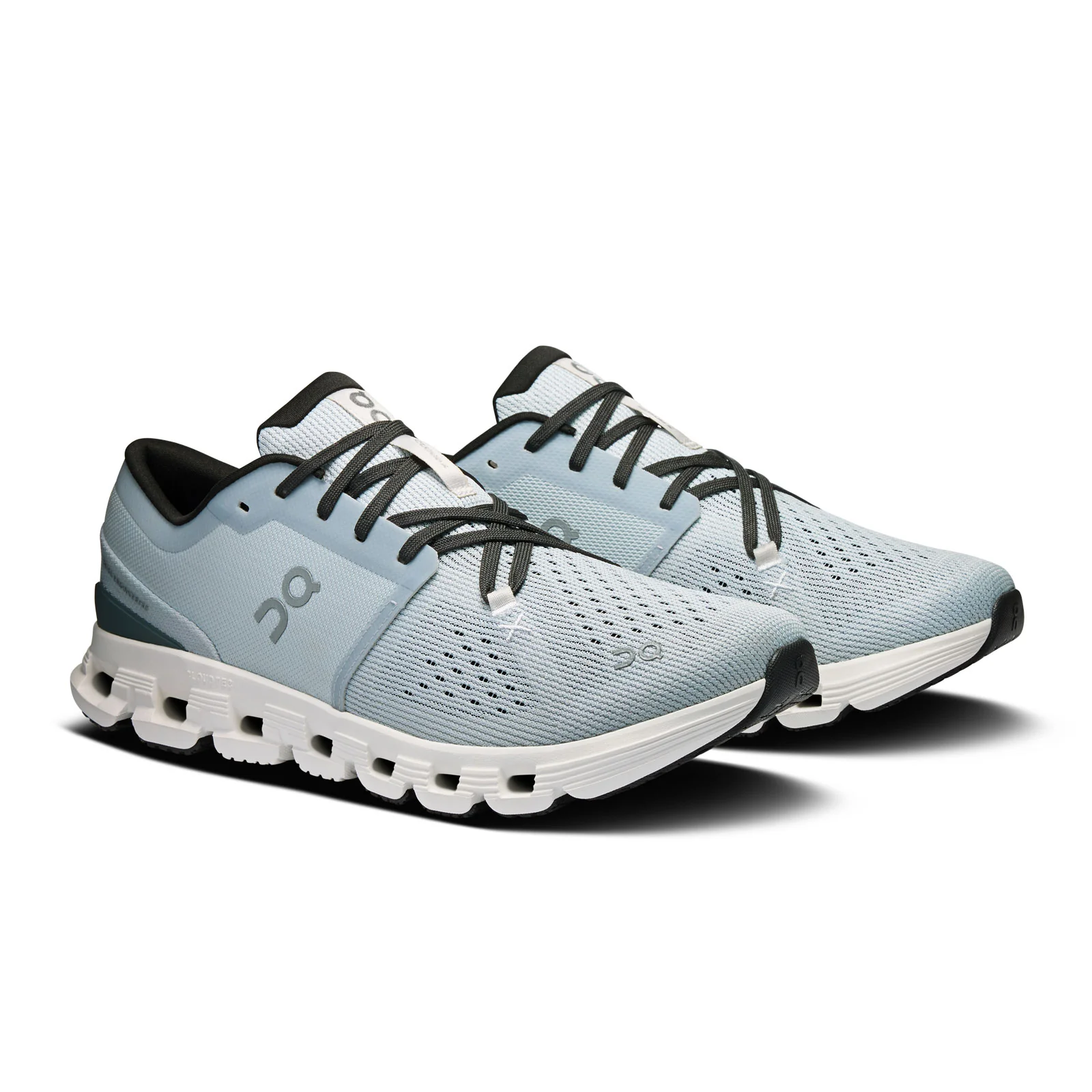 On Running Cloud X 4 Running Shoe (Men) - Glacier/Stone - Image 3