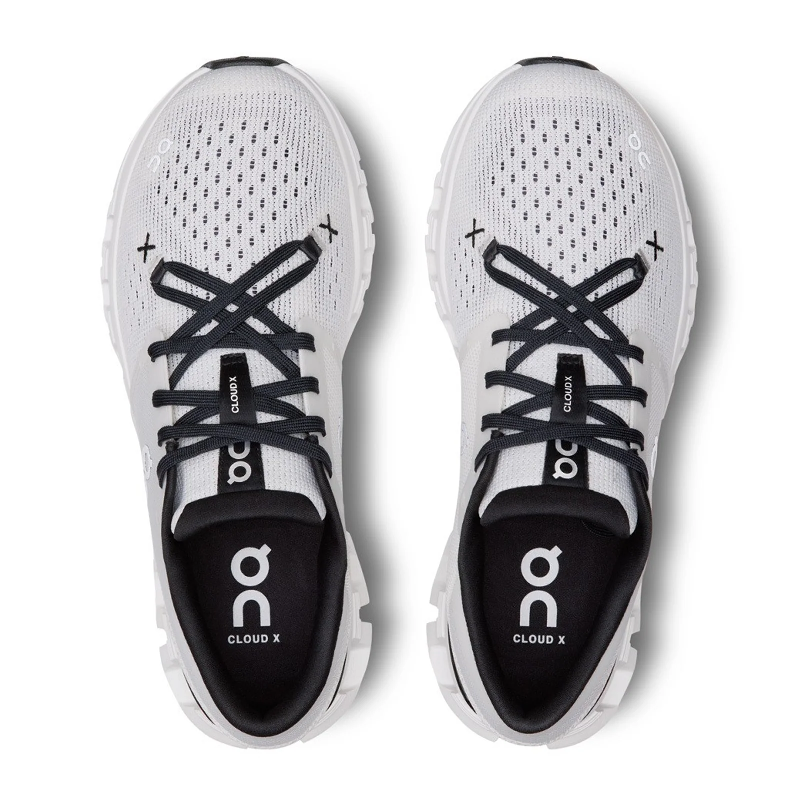 On Running Cloud X 4 Running Shoe (Women) - Ivory/Black - Image 4