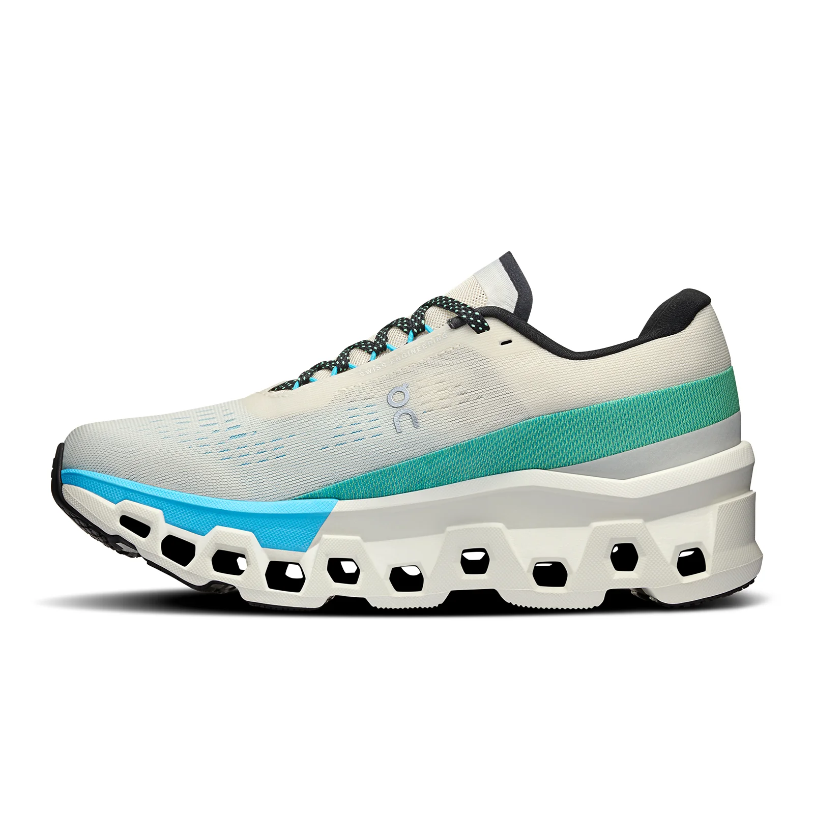 On Running Cloudmonster 2 Running Shoe (Women) - Cream/Horizon - Image 2