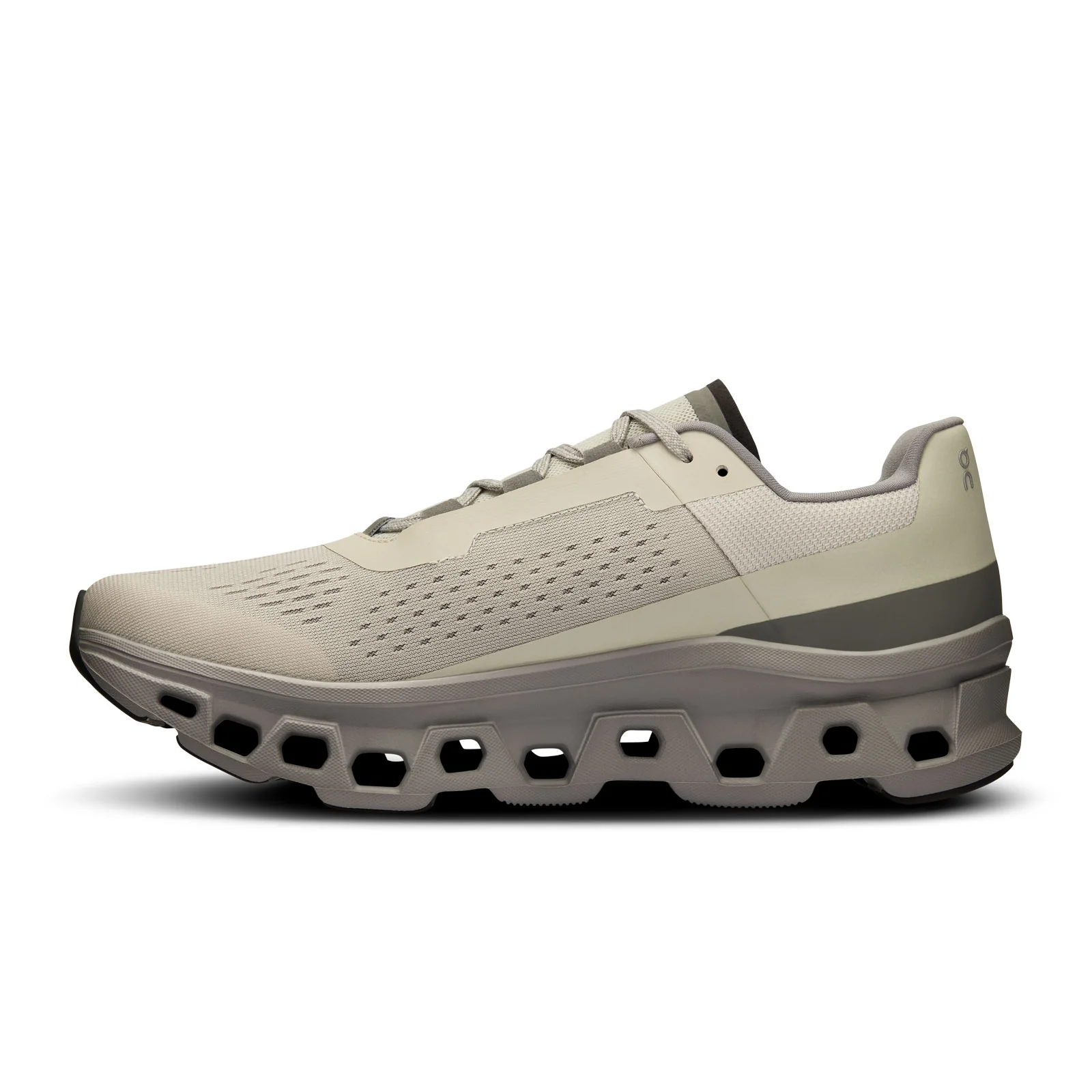 On Running Cloudmonster Running Shoe (Men) - Ice/Alloy - Image 2