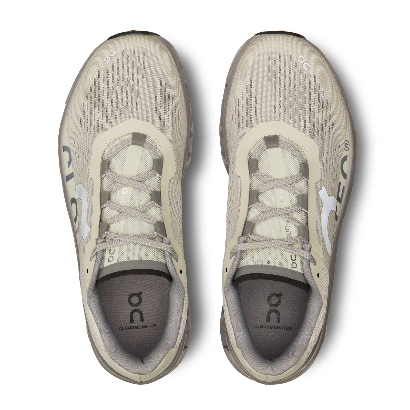 On Running Cloudmonster Running Shoe (Men) - Ice/Alloy - Image 4