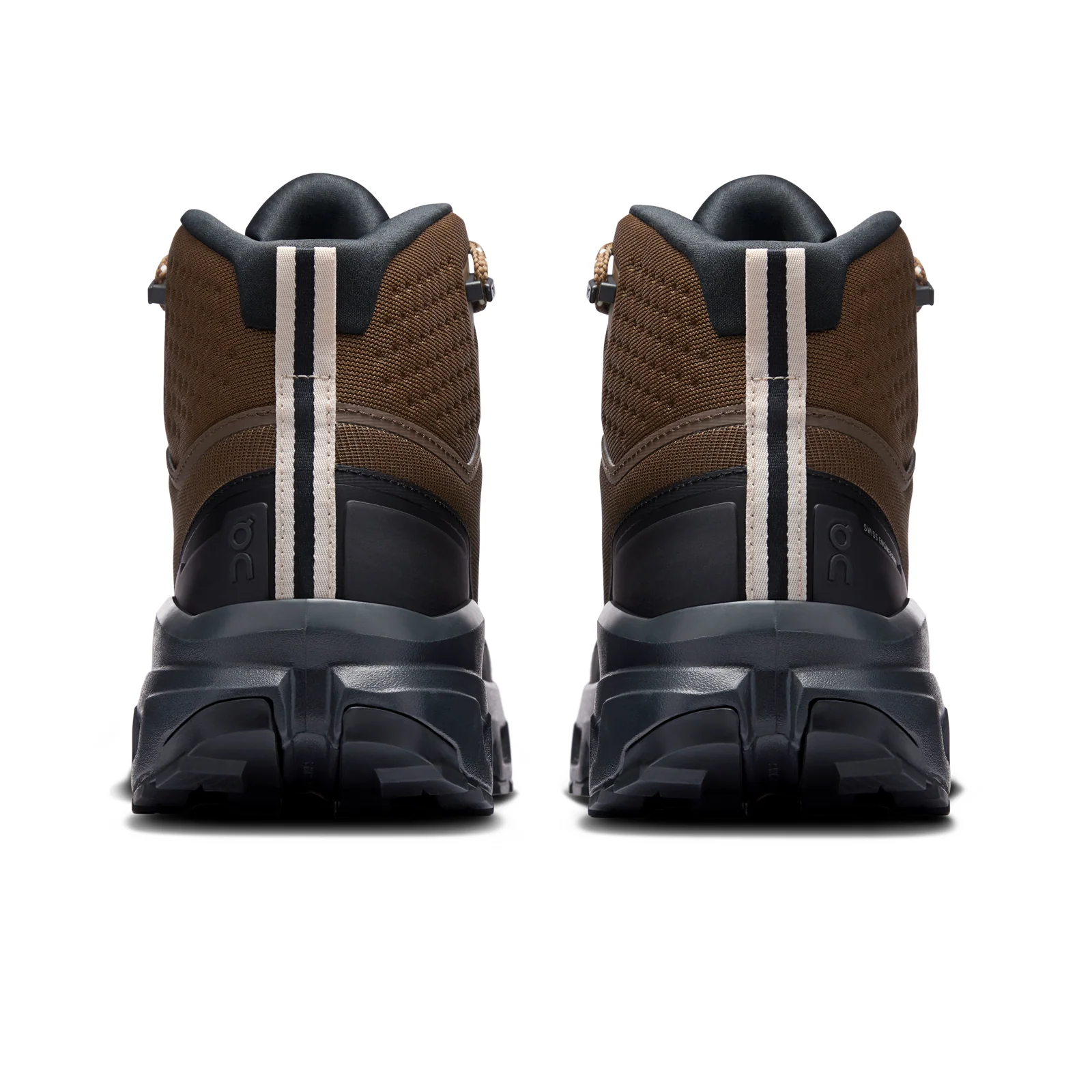 On Running Cloudrock Mid Waterproof Hiking Shoe (Men) - Earth/Black - Image 4