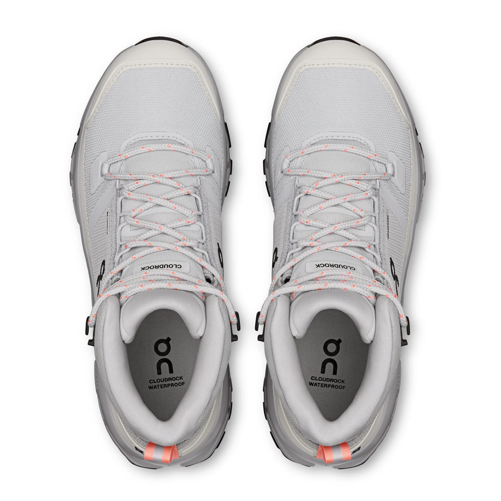 On Running Cloudrock Mid Waterproof Hiking Shoe (Women) - Glacier - Image 5