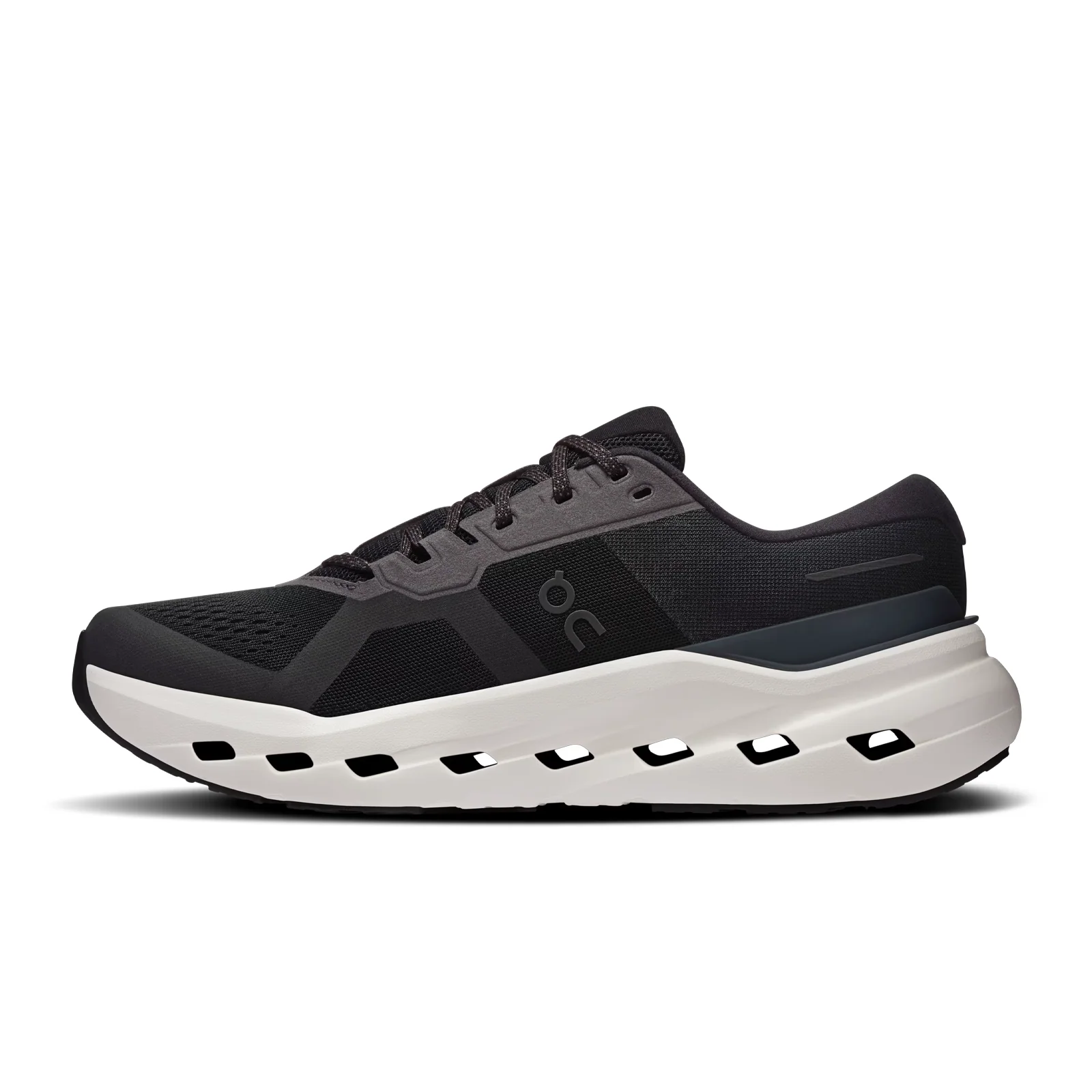 On Running Cloudrunner 3 Running Shoe (Men) - Black/Ivory - Image 2