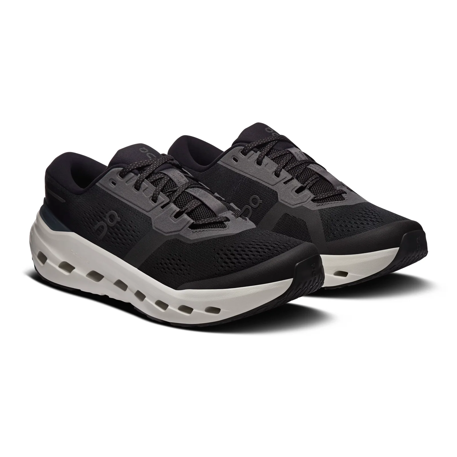 On Running Cloudrunner 3 Running Shoe (Men) - Black/Ivory - Image 3