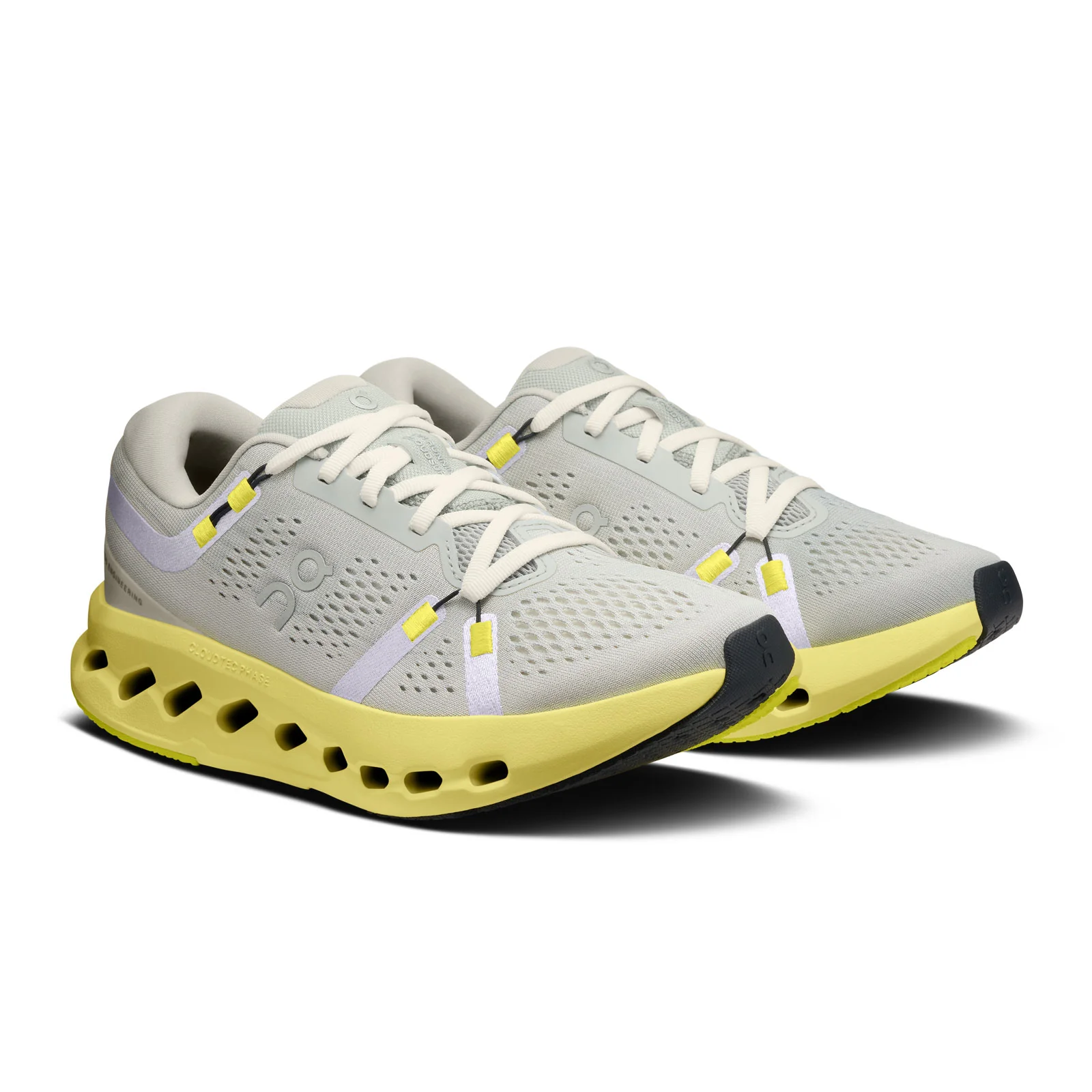 On Running Cloudsurfer 2 Running Shoe (Women) - Glacier/Limelight - Image 3
