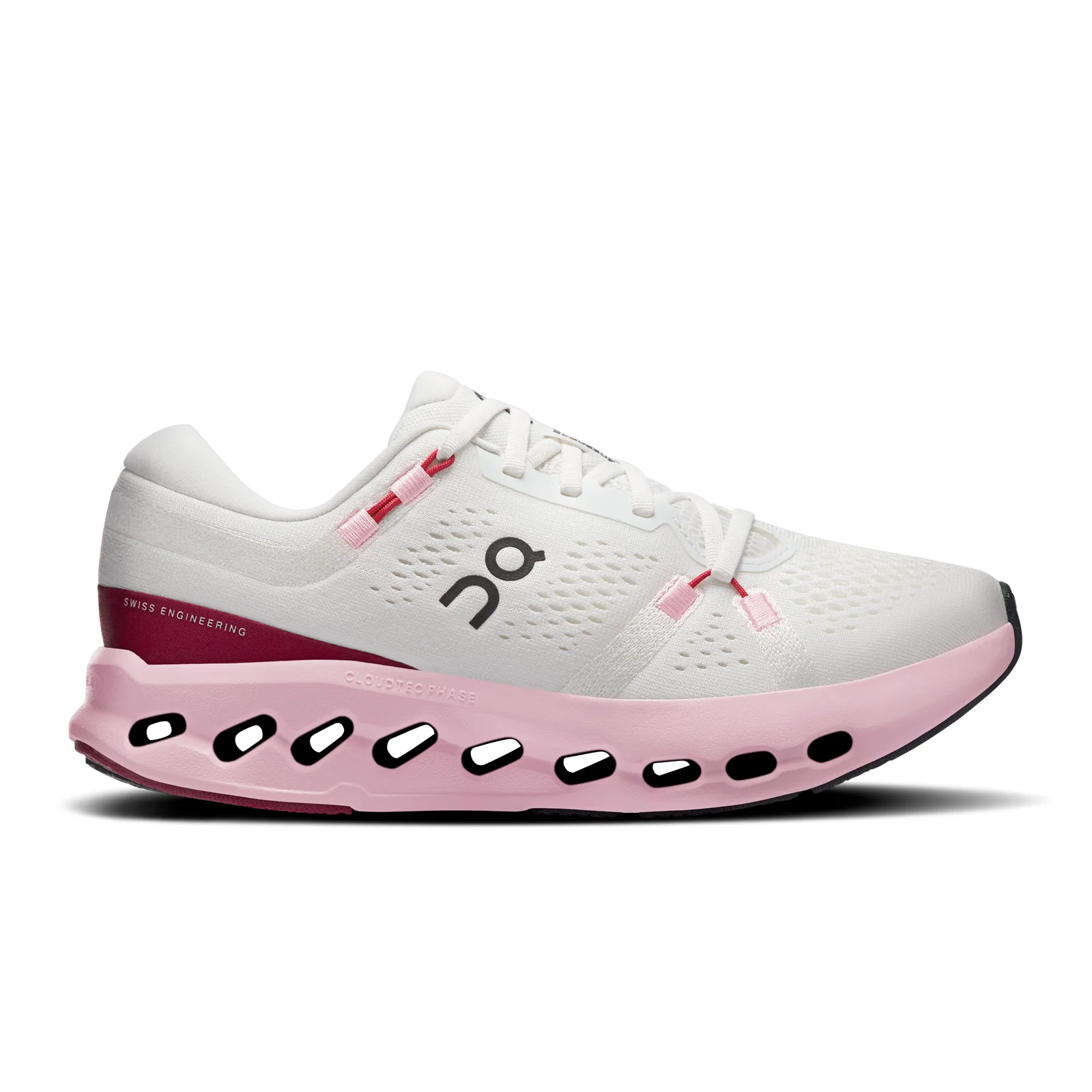 On Running Cloudsurfer 2 Running Shoe (Women) - Ivory/Peony