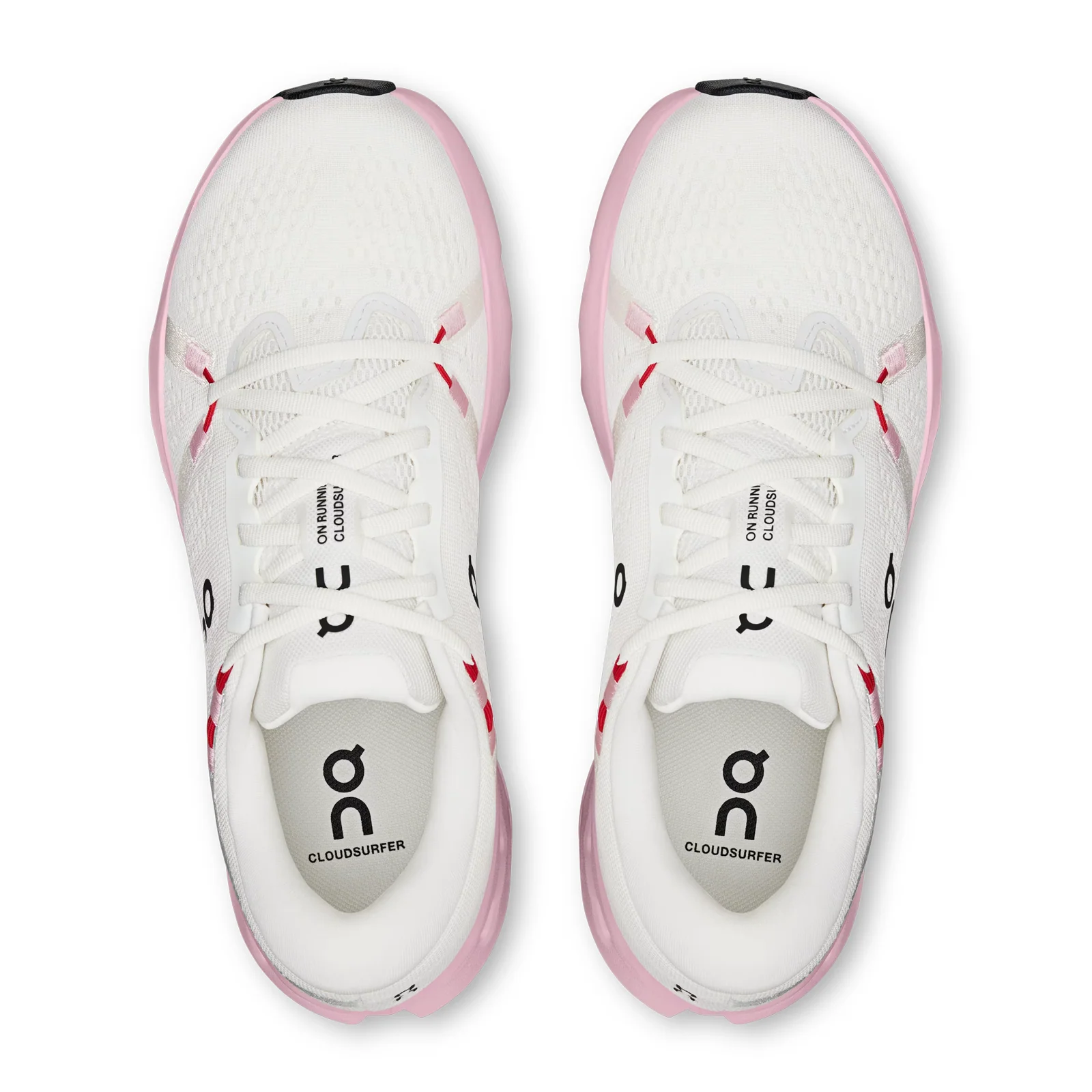 On Running Cloudsurfer 2 Running Shoe (Women) - Ivory/Peony - Image 4
