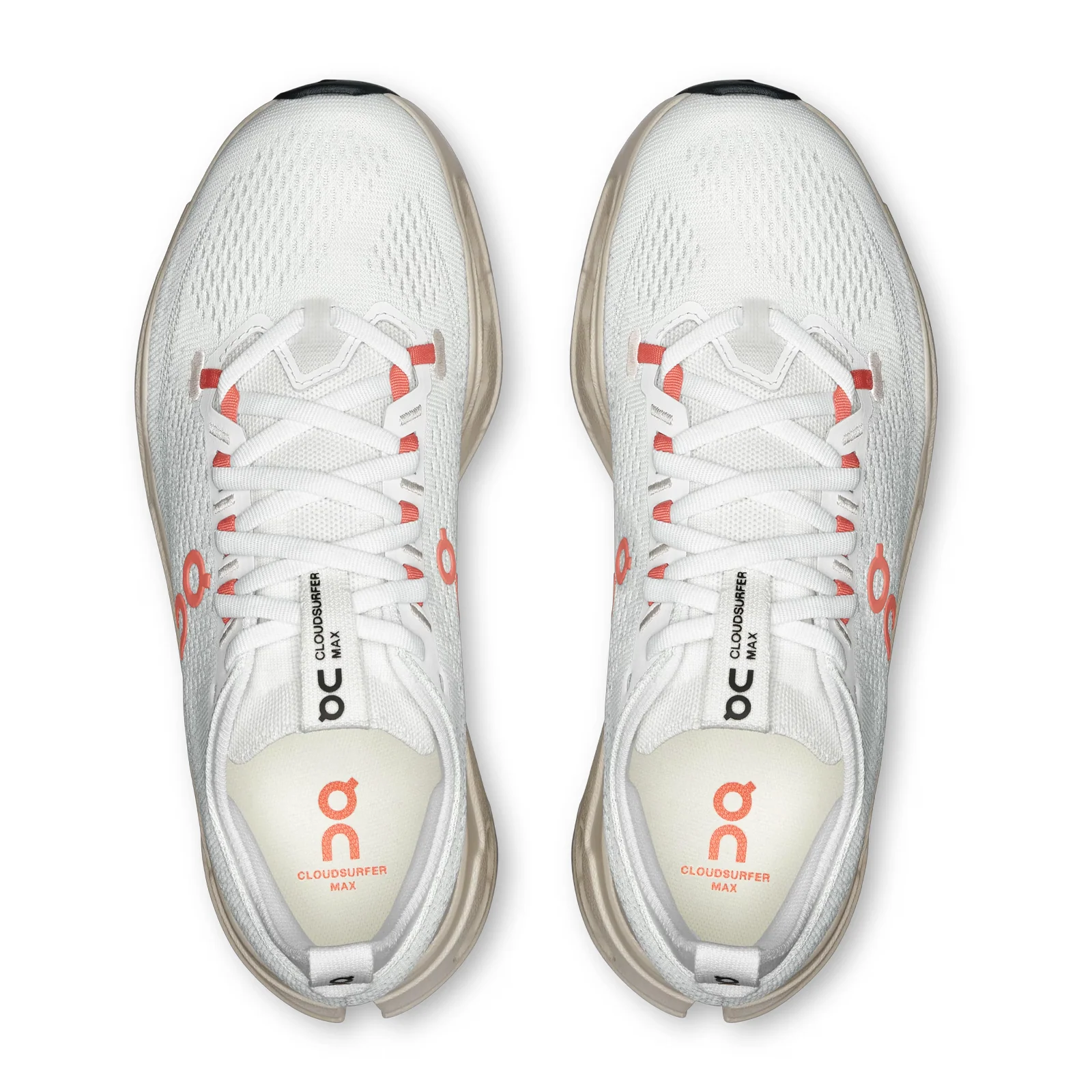 On Running Cloudsurfer Max Running Shoe (Women) - Ivory/Salmon - Image 5