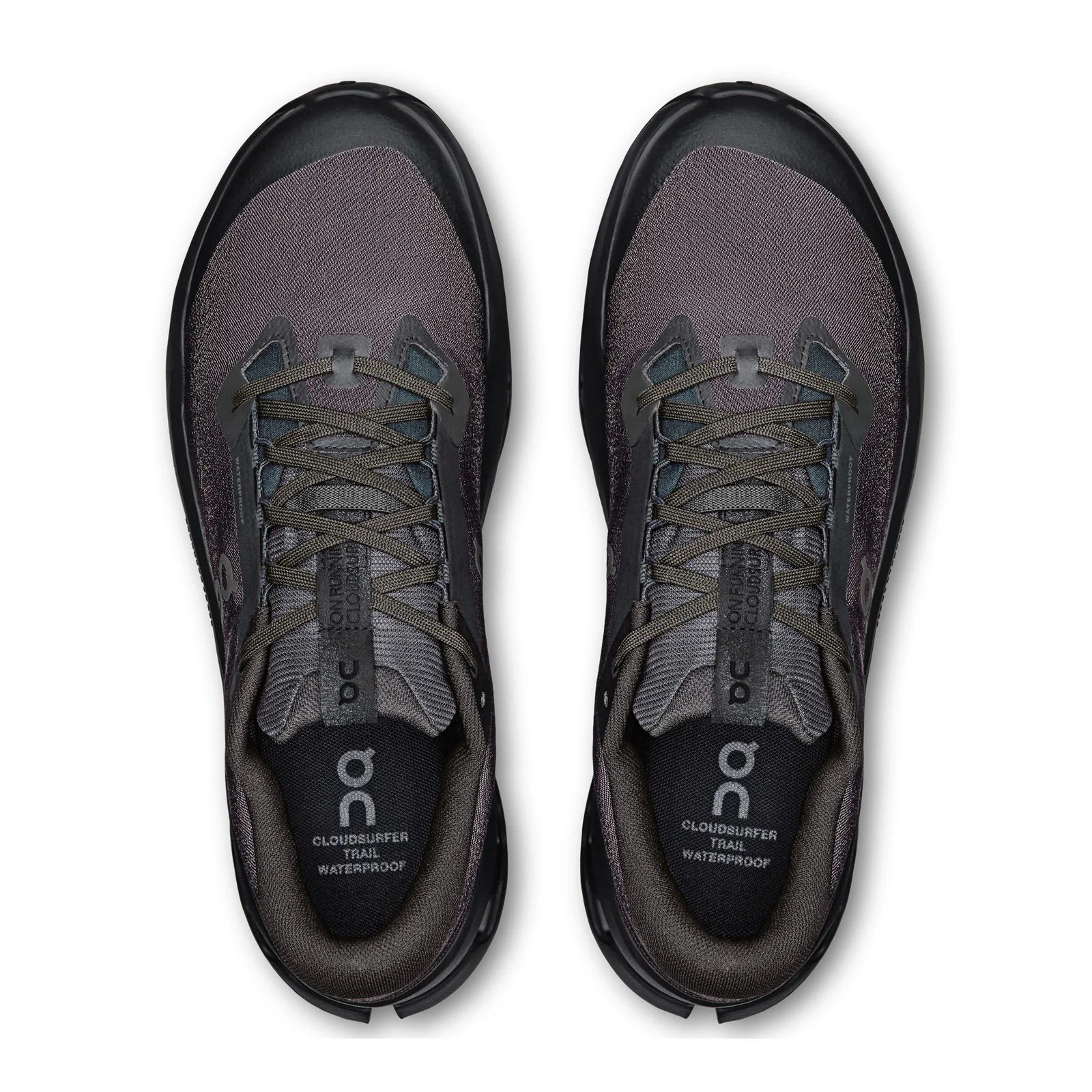 On Running Cloudsurfer Trail 2 Waterproof Running Shoe (Men) - Black/Black - Image 5