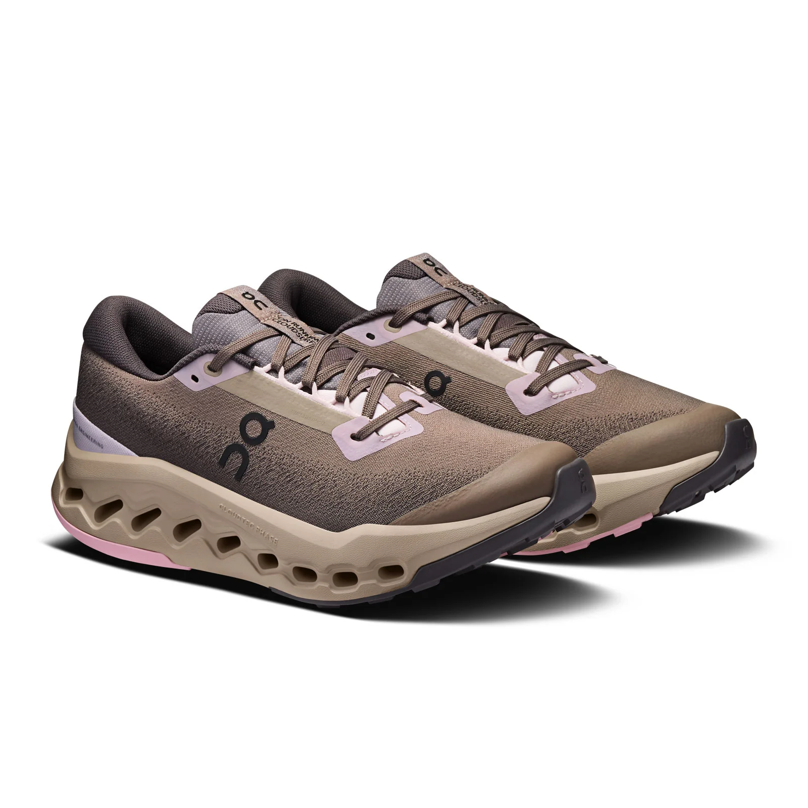 On Running Cloudsurfer Trail 2 Waterproof Running Shoe (Women) - Cinder/Desert - Image 3
