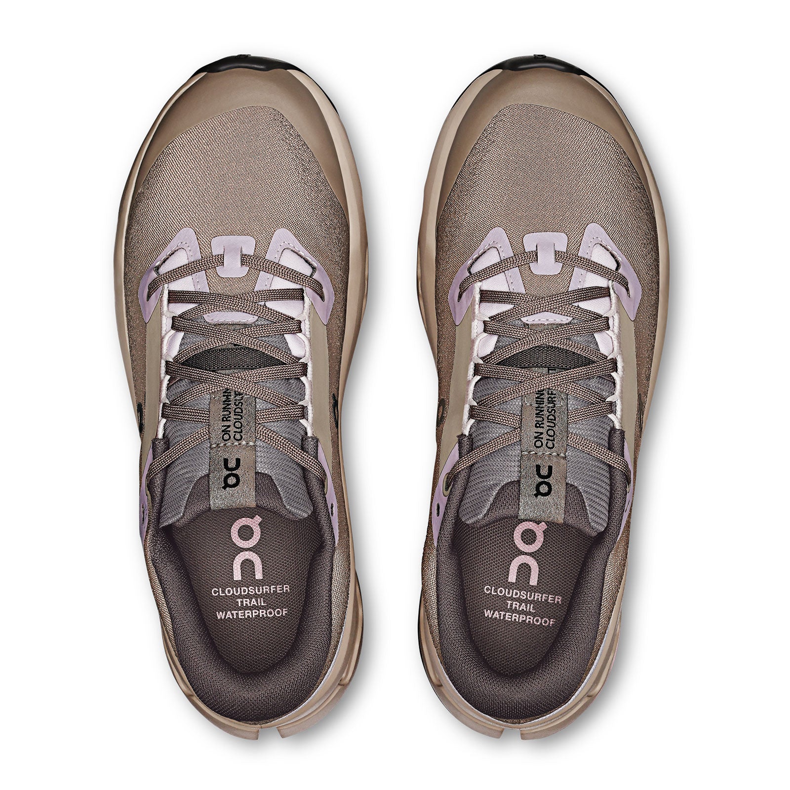 On Running Cloudsurfer Trail 2 Waterproof Running Shoe (Women) - Cinder/Desert - Image 5