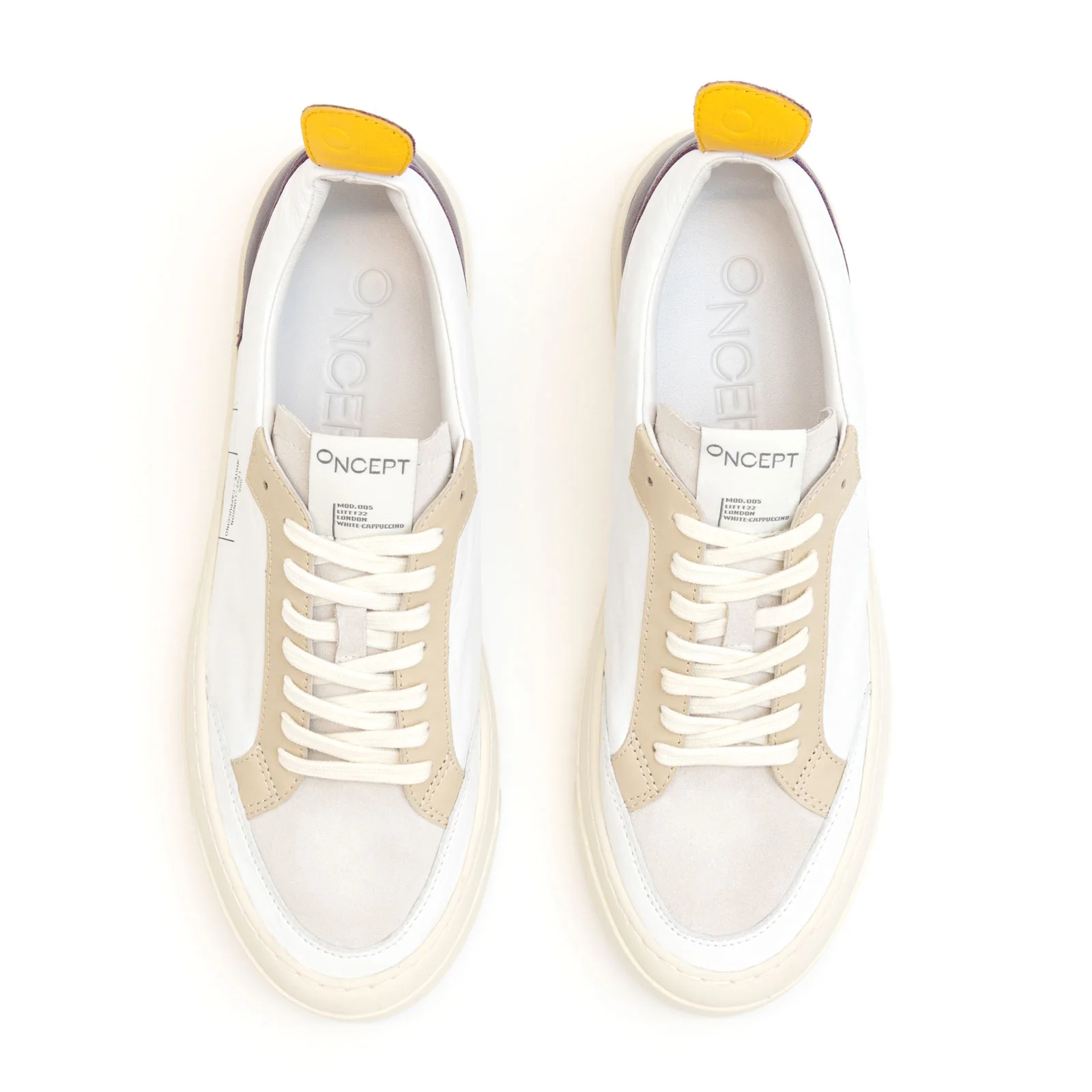 Oncept London Sneaker (Women) - White/Cappuccino - Image 2