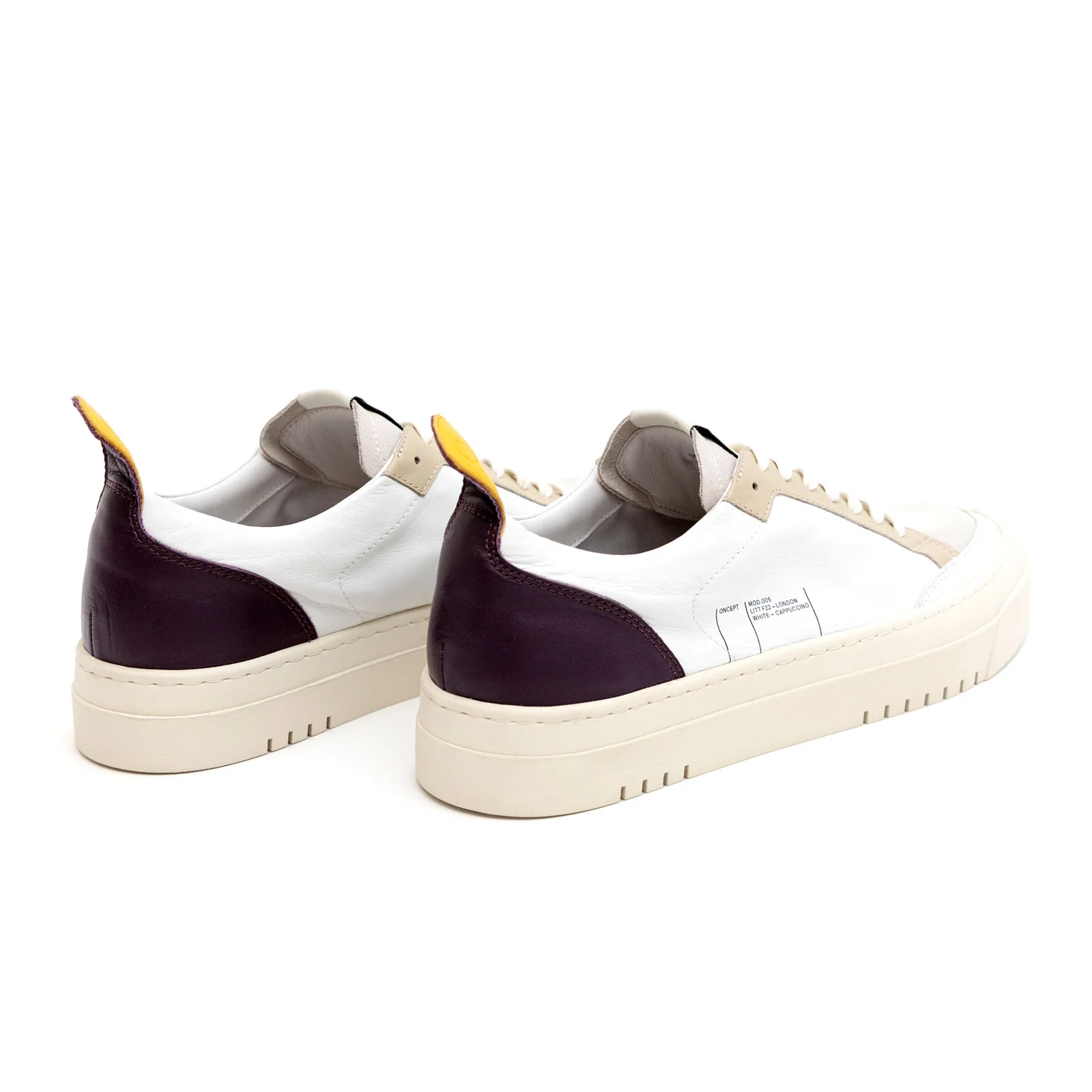 Oncept London Sneaker (Women) - White/Cappuccino - Image 4