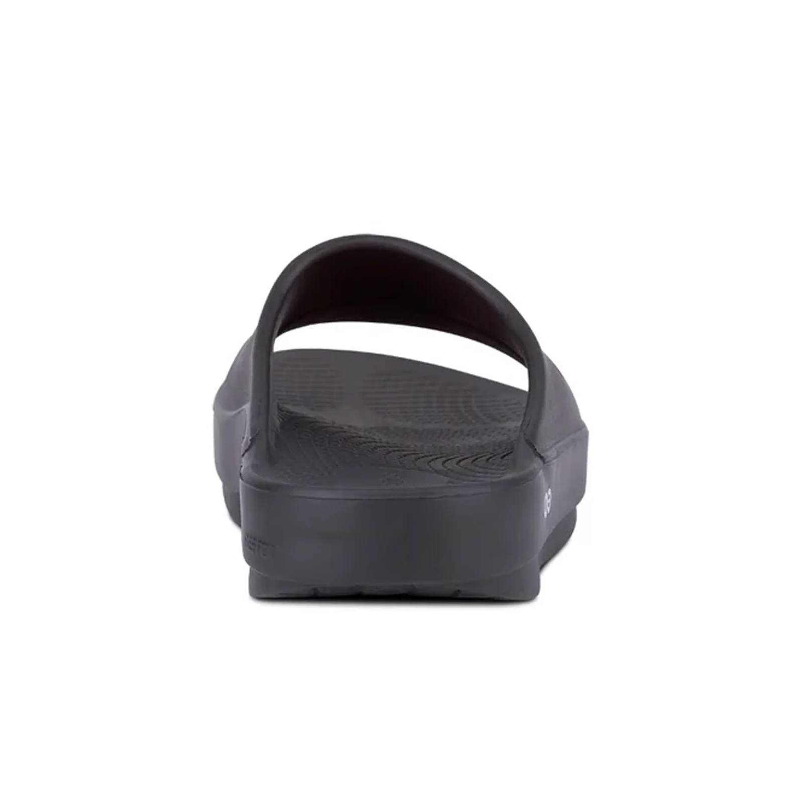 Oofos OOahh Slide Sandal (Unisex) - Black - Image 4