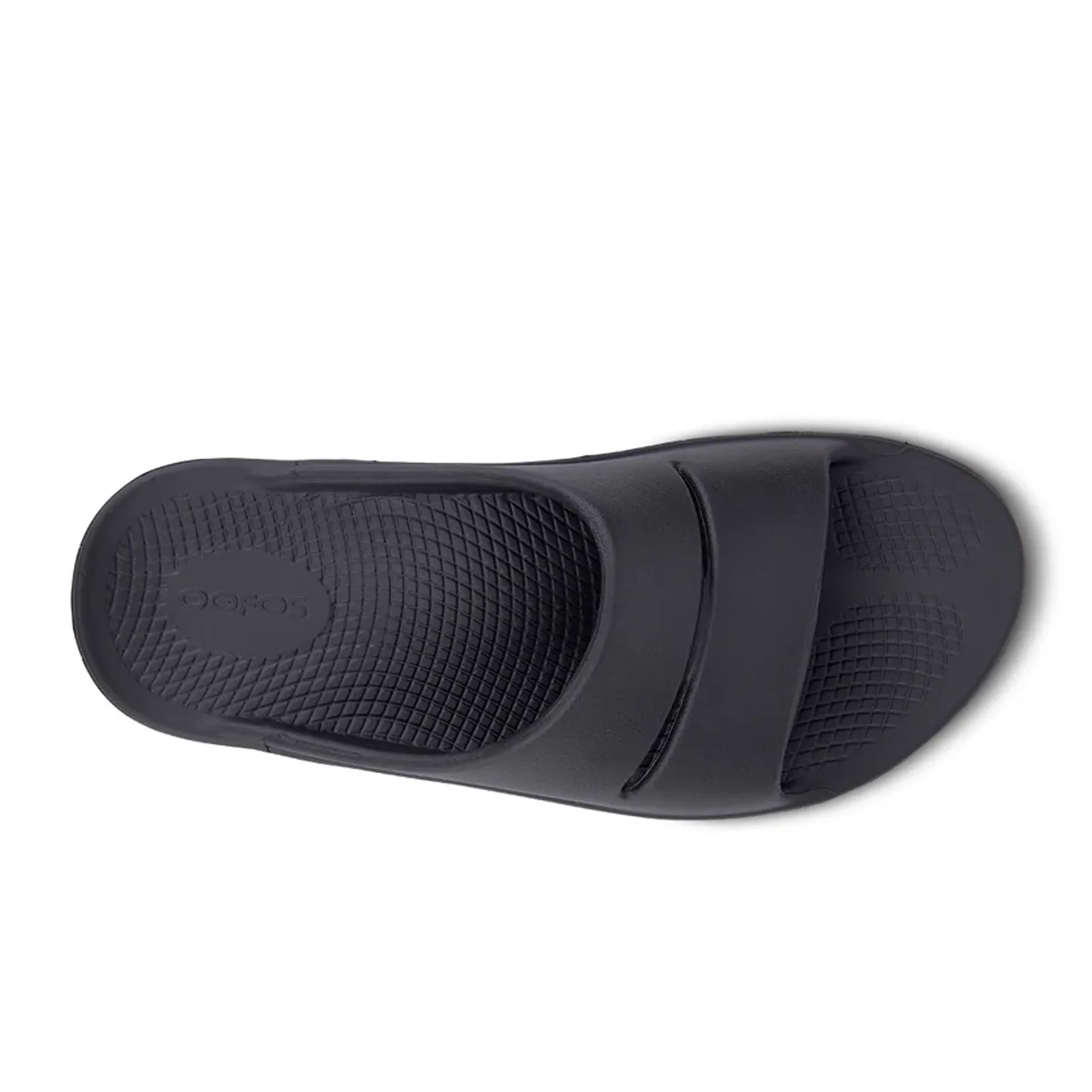 Oofos OOahh Slide Sandal (Unisex) - Black - Image 5