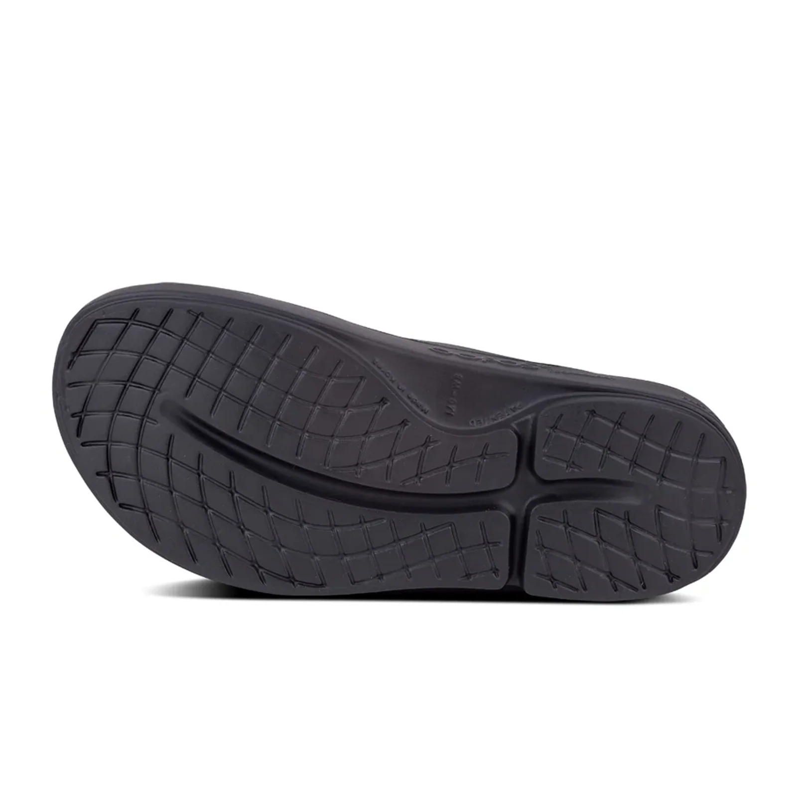Oofos OOahh Slide Sandal (Unisex) - Black - Image 6
