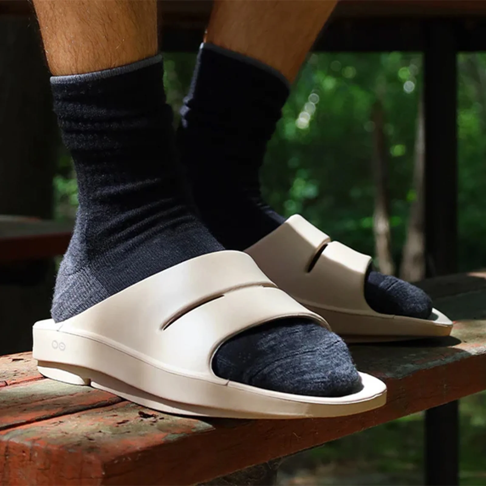 Oofos OOahh Slide Sandal (Unisex) - Nomad - Image 6