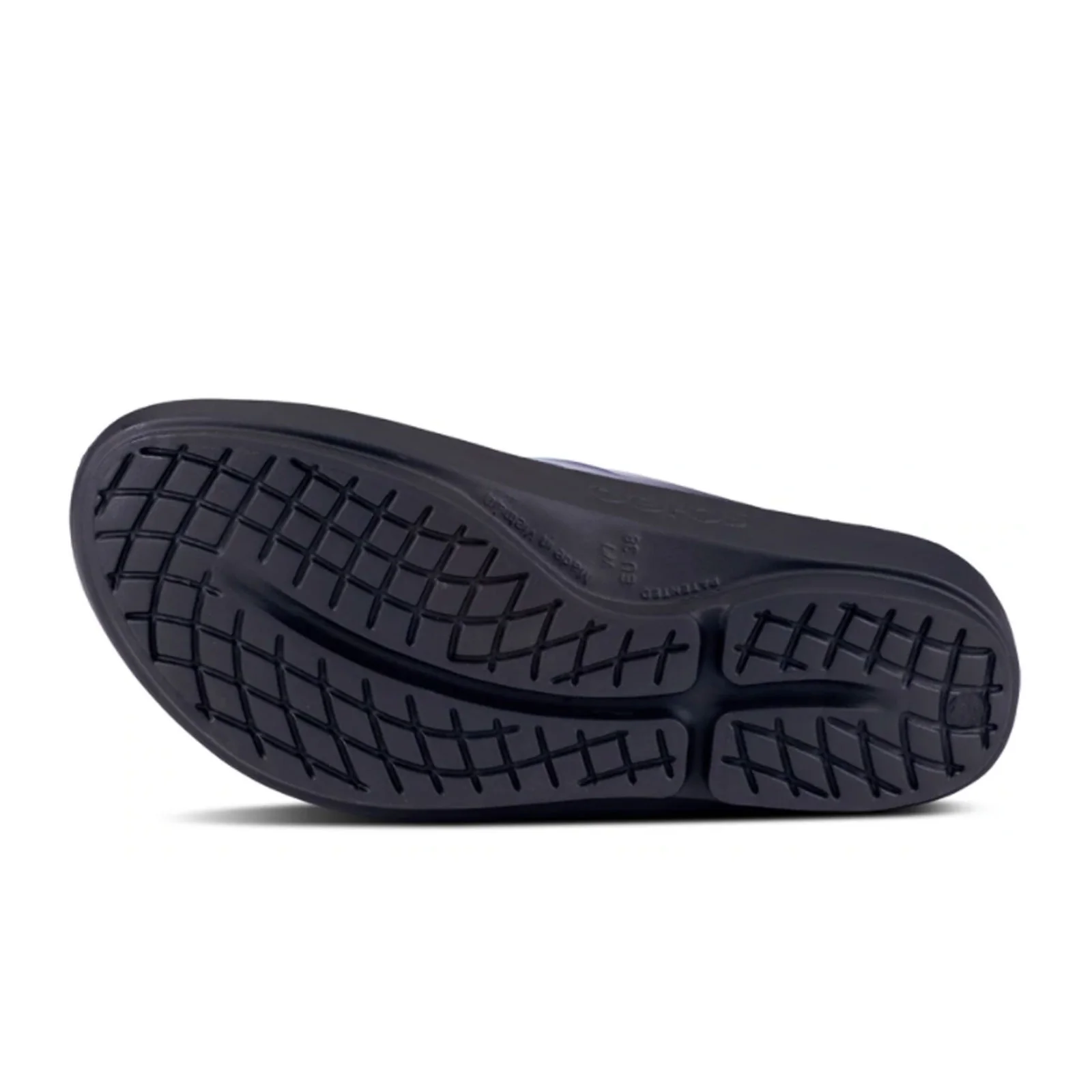 Oofos OOlala Luxe Sandal (Women) - Black/Calypso - Image 4