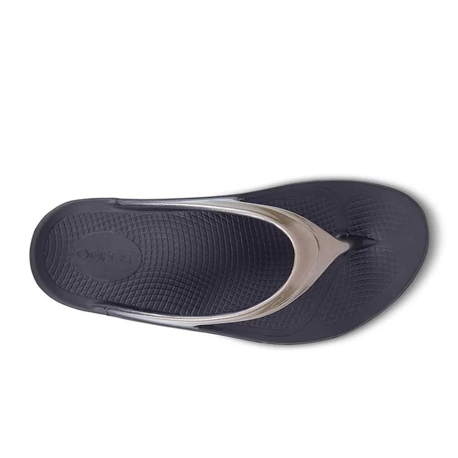 Oofos OOlala Luxe Sandal (Women) - Black/Latte - Image 3