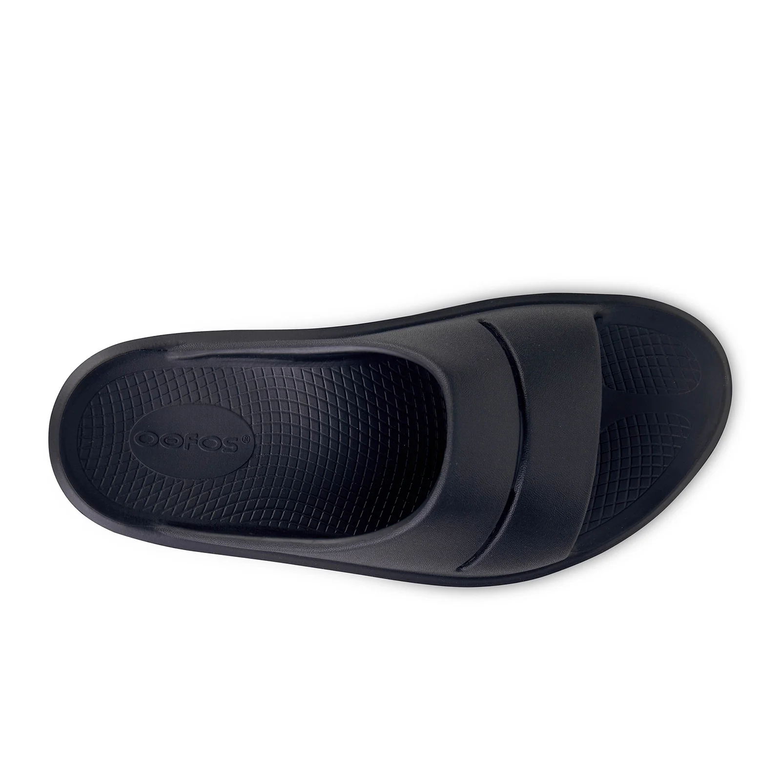 Oofos OOmega OOahh Slide Sandal (Women) - Black - Image 4