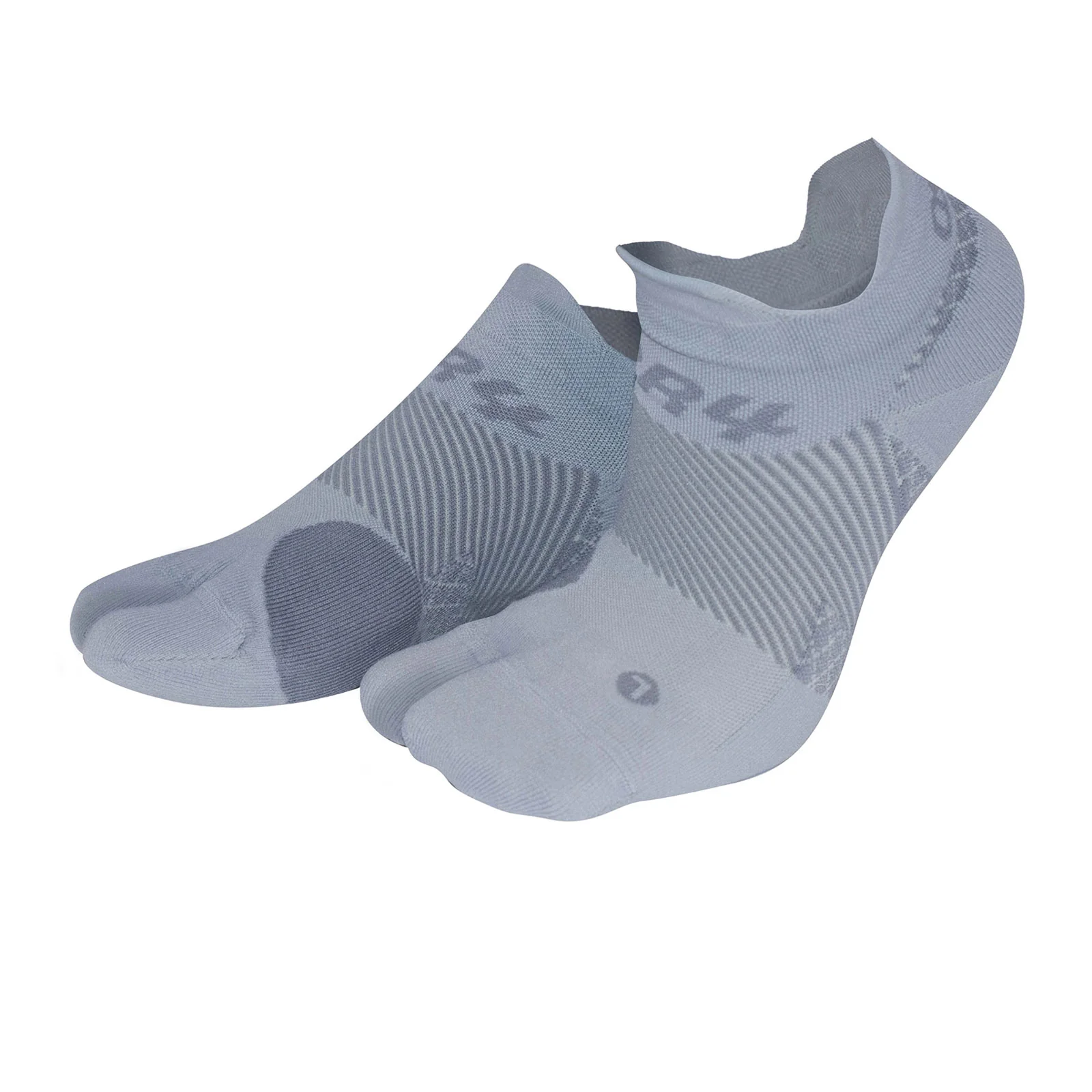 OS1st BR4 Bunion Relief No Show Sock (Unisex) - Grey - Image 2