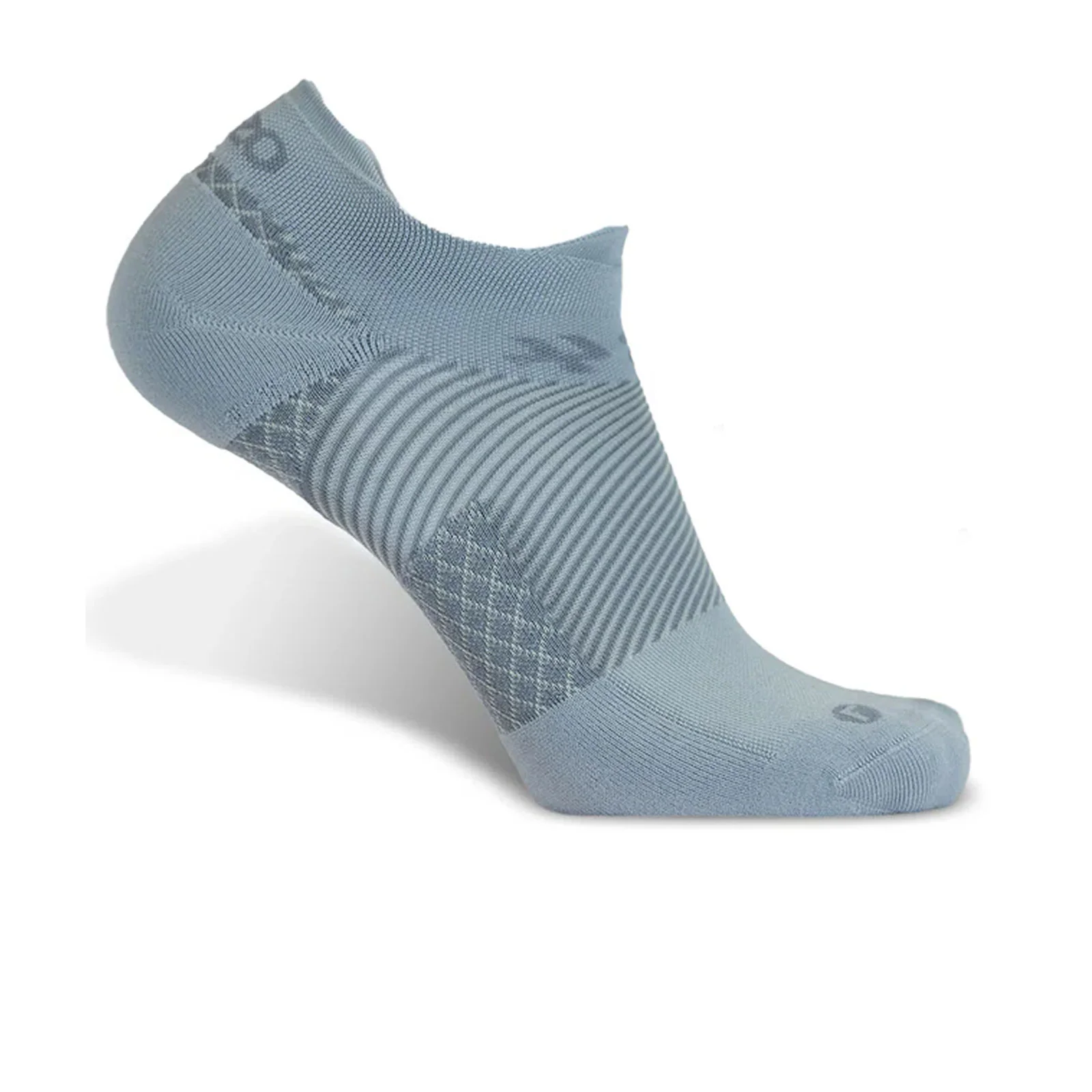 OS1st FS4 Plantar Fasciitis No Show Sock (Unisex) - Grey