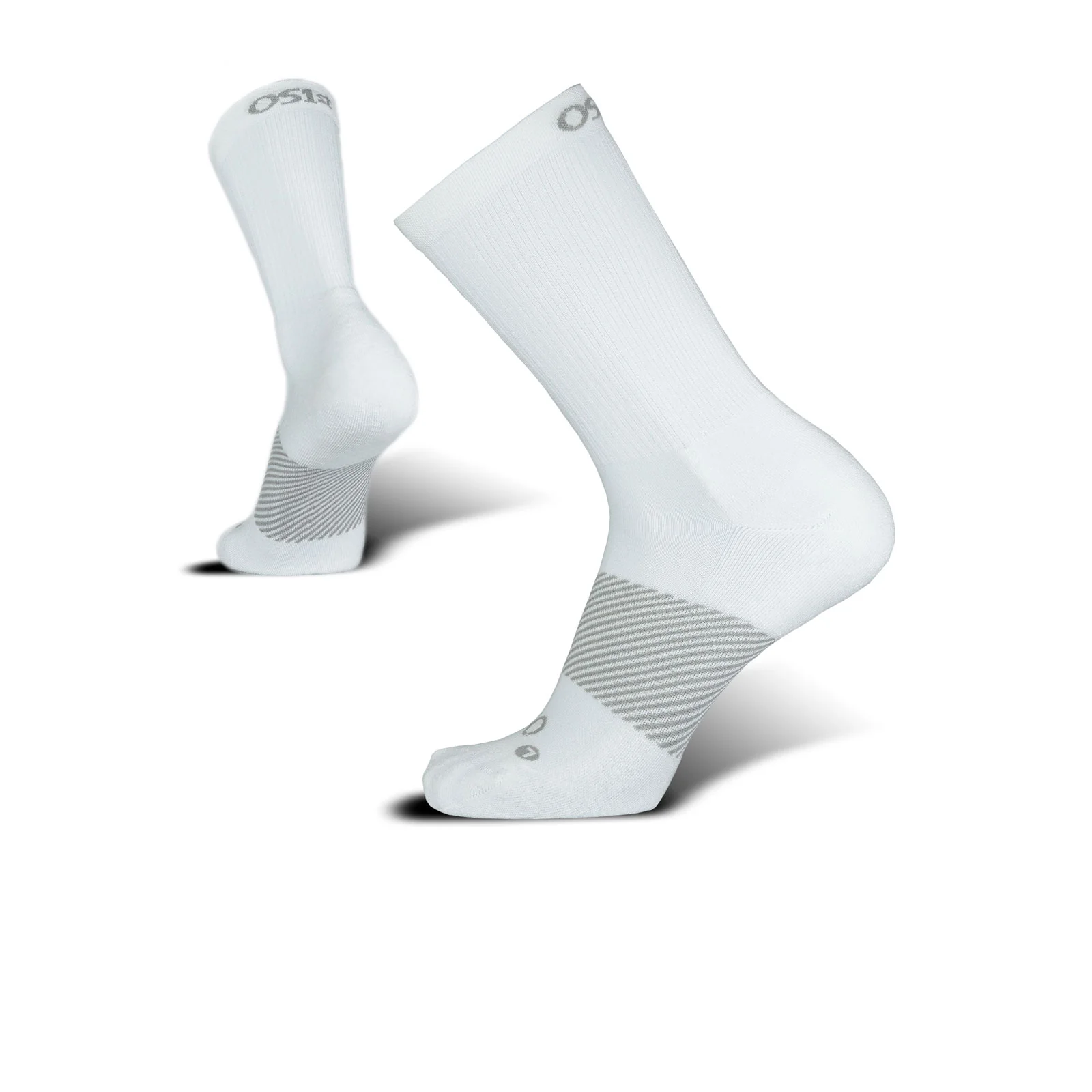 OS1st Wicked Comfort Crew Sock (Unisex) - White - Image 3
