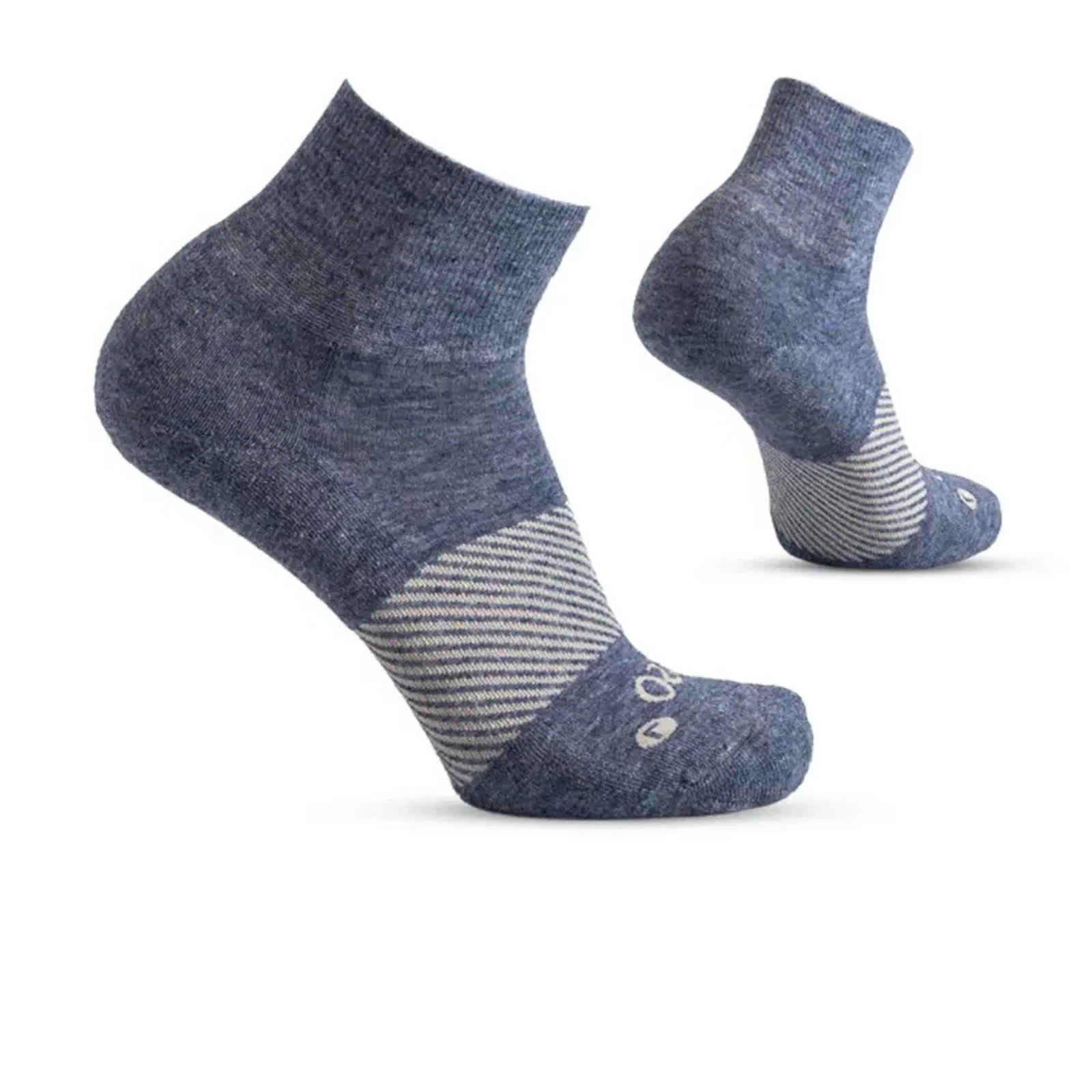 OS1st Wicked Comfort Merino Quarter Sock (Unisex) - Denim