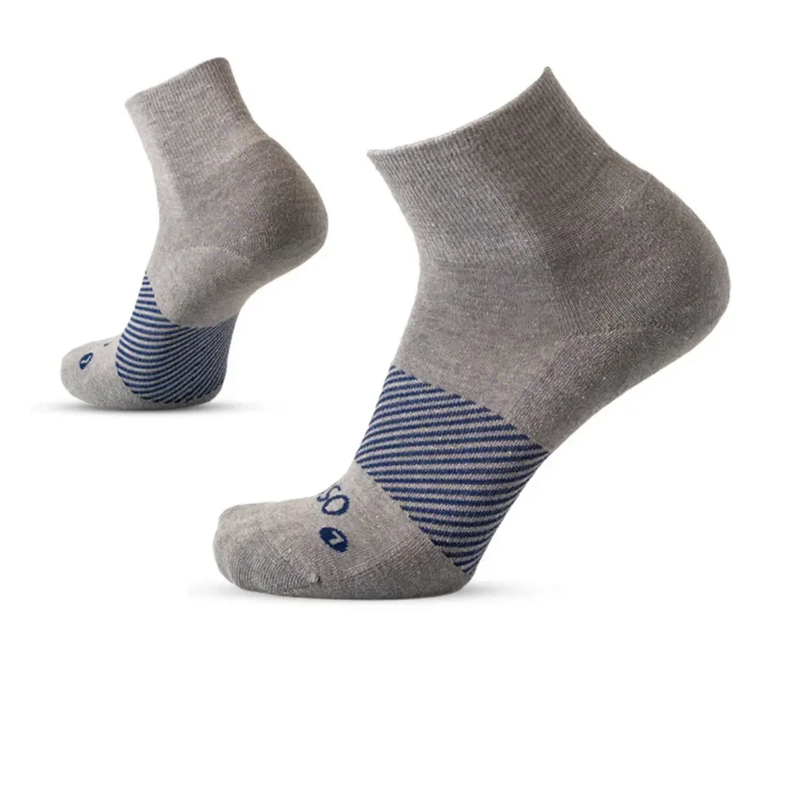 OS1st Wicked Comfort Merino Quarter Sock (Unisex) - Grey - Image 2