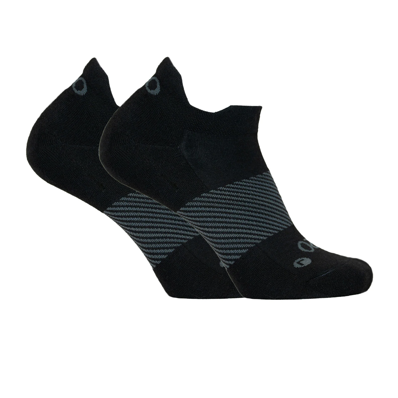 OS1st Wicked Comfort No Show Sock (Unisex) - Black