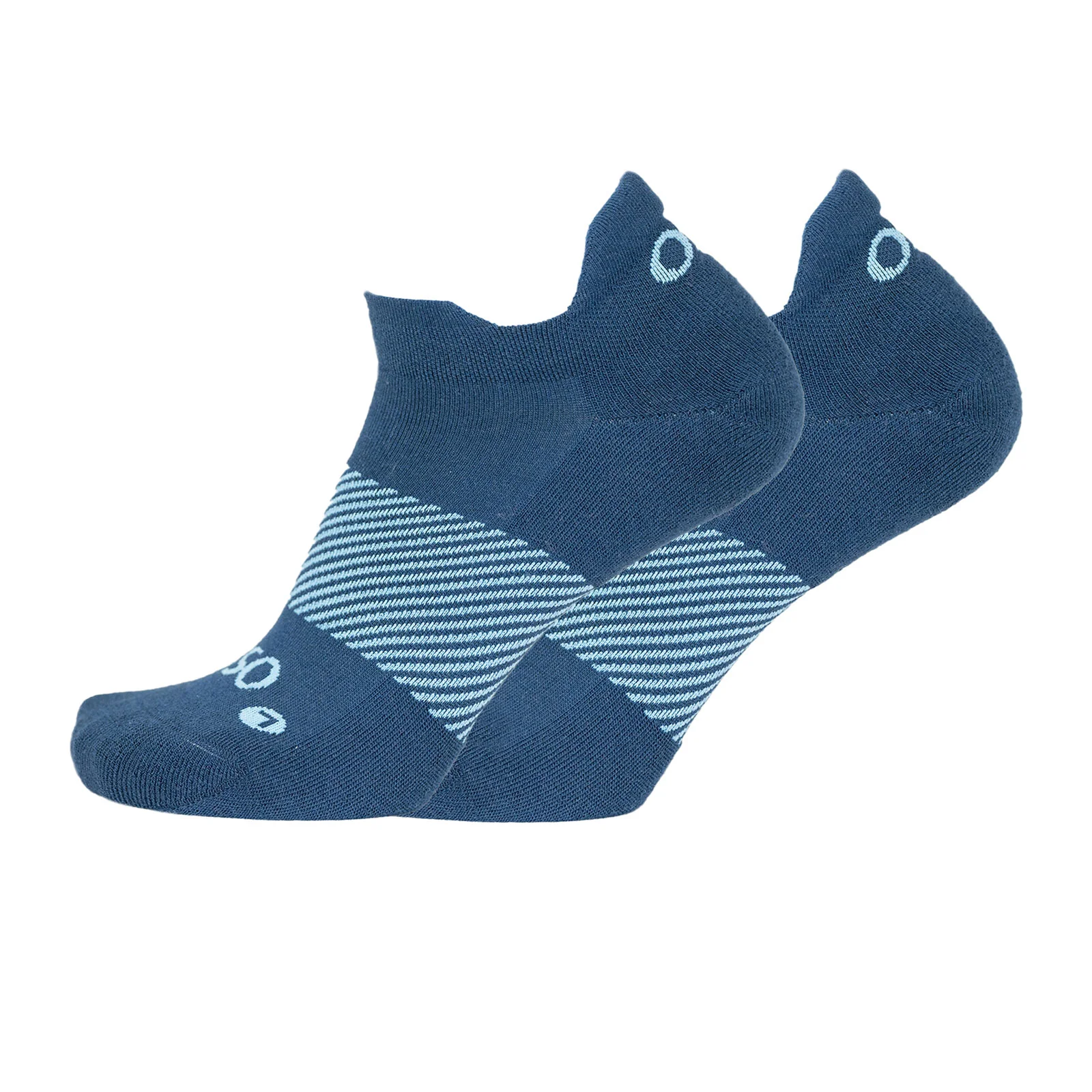 OS1st Wicked Comfort No Show Sock (Unisex) - Navy - Image 2