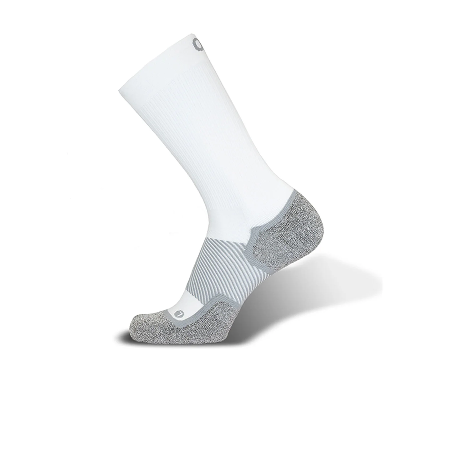 OS1st WP4+ Wide Wellness Performance Crew Sock (Unisex) - White - Image 2