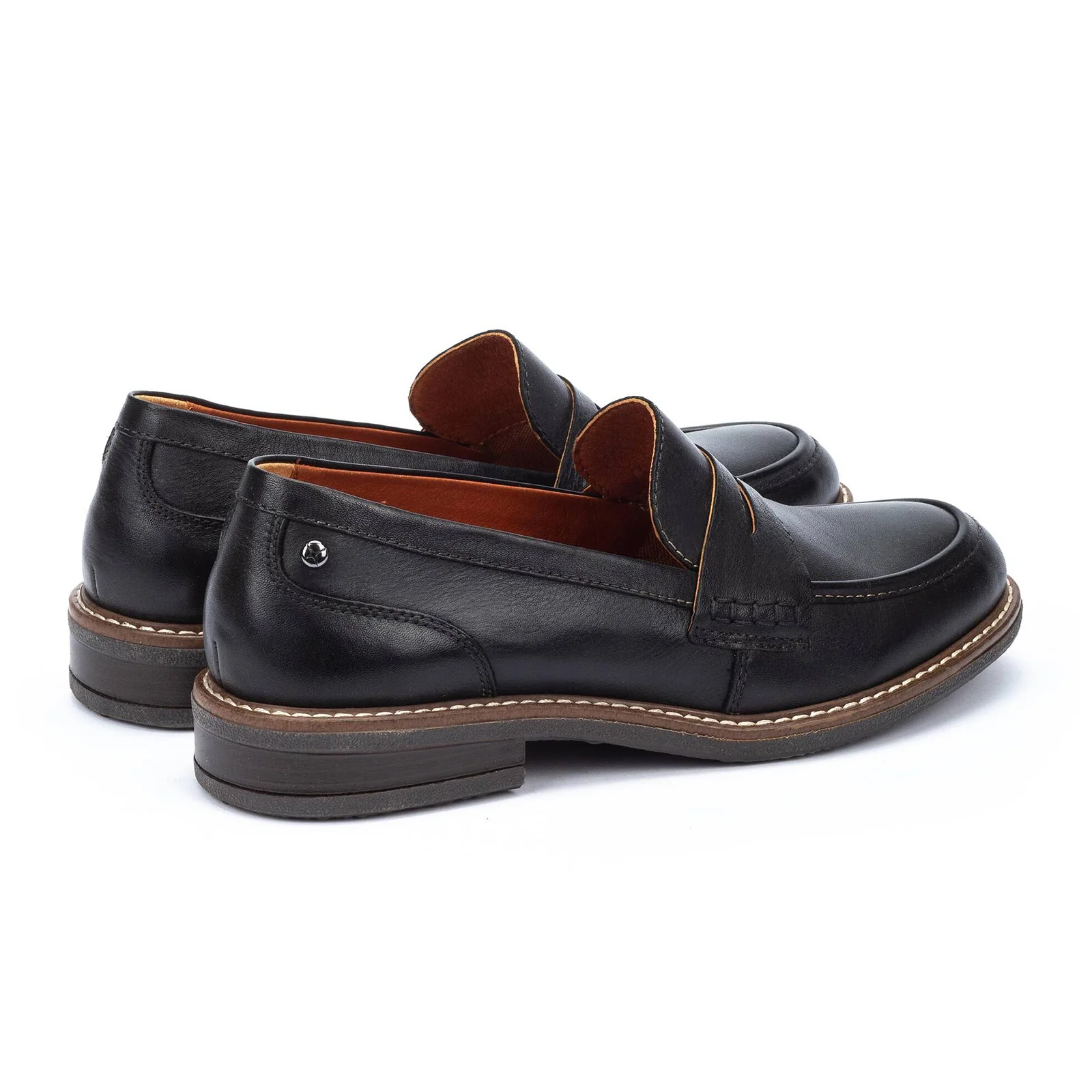Pikolinos Aldaya W8J-3541 Slip On Loafer (Women) - Black Leather - Image 3