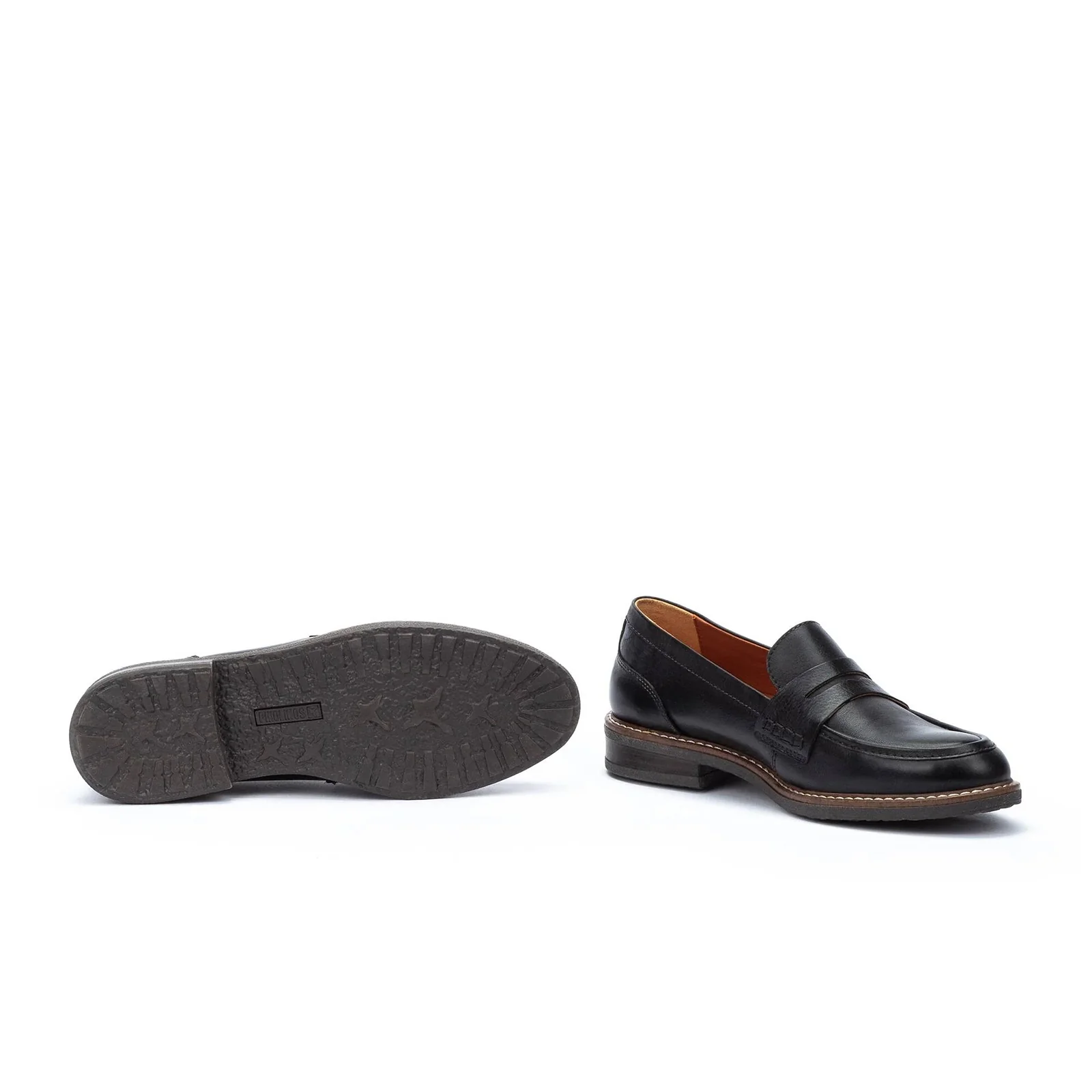 Pikolinos Aldaya W8J-3541 Slip On Loafer (Women) - Black Leather - Image 5