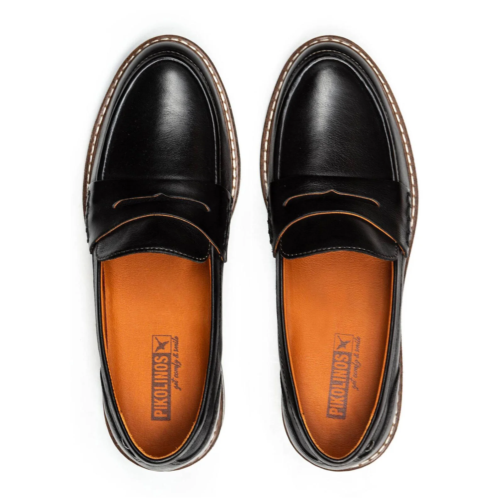 Pikolinos Aldaya W8J-3541 Slip On Loafer (Women) - Black Leather - Image 6