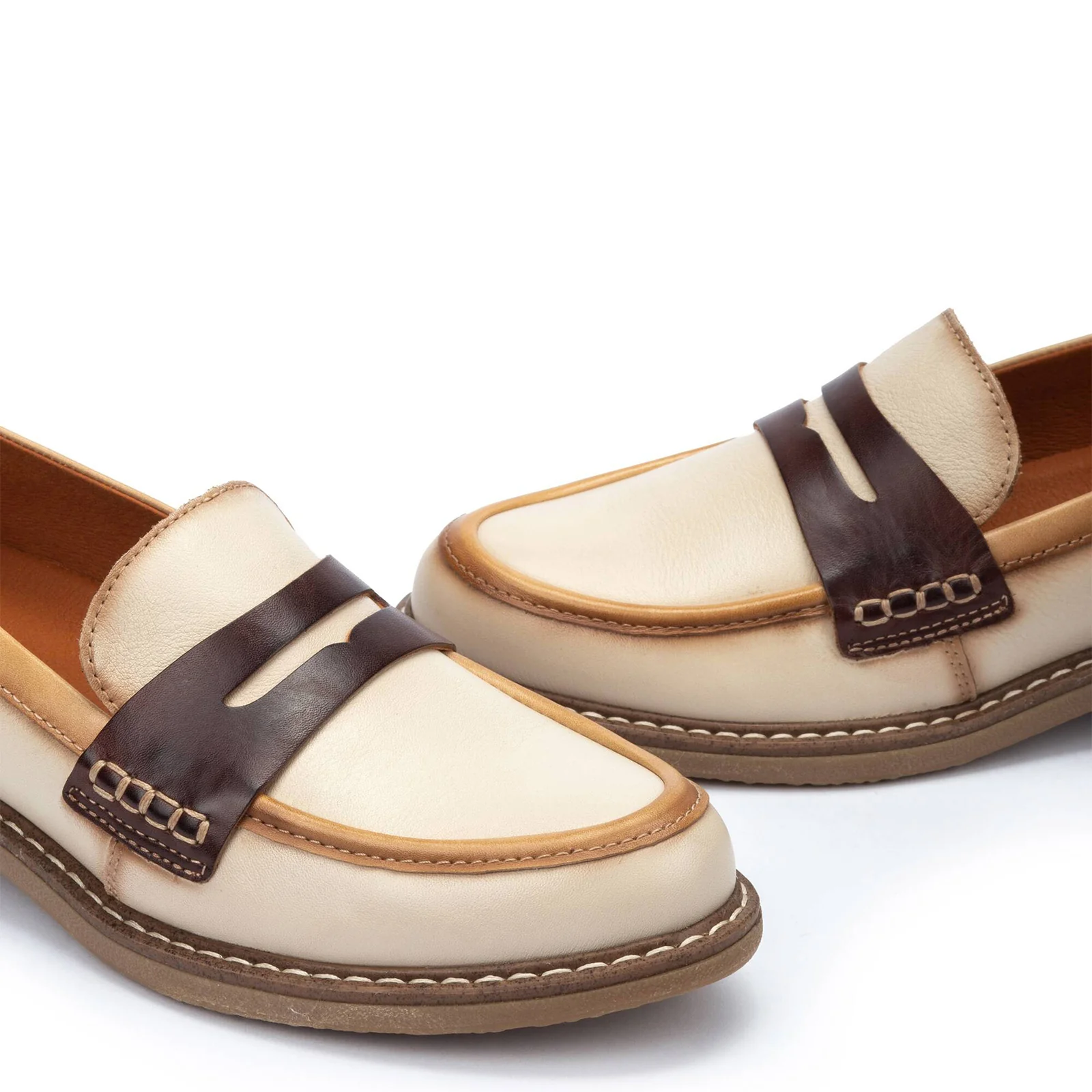 Pikolinos Aldaya W8J-3541C2 Slip On Loafer (Women) - Marfil Leather - Image 5